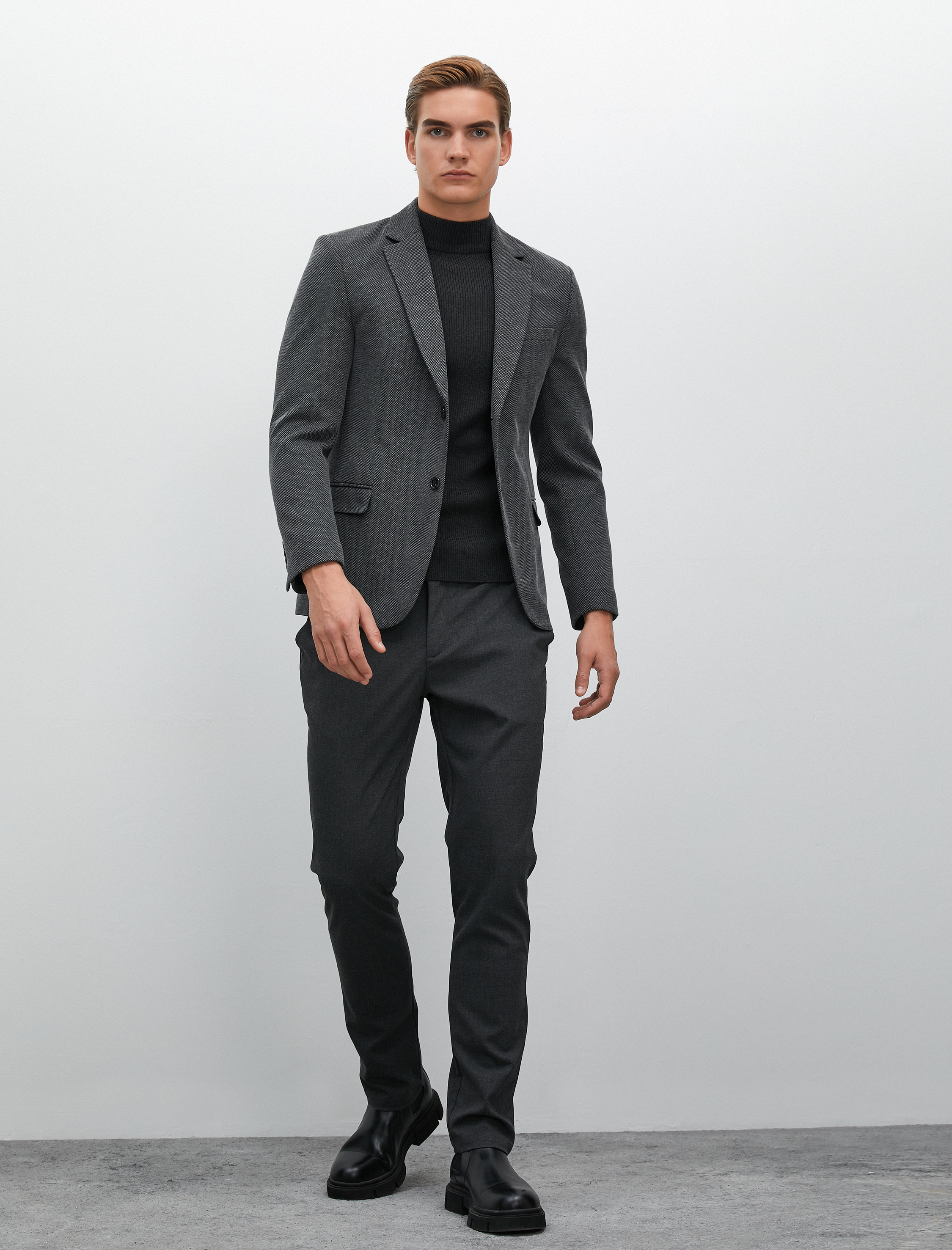   Klasik Pantolon Slim Fit Cep Detaylı Düğmeli