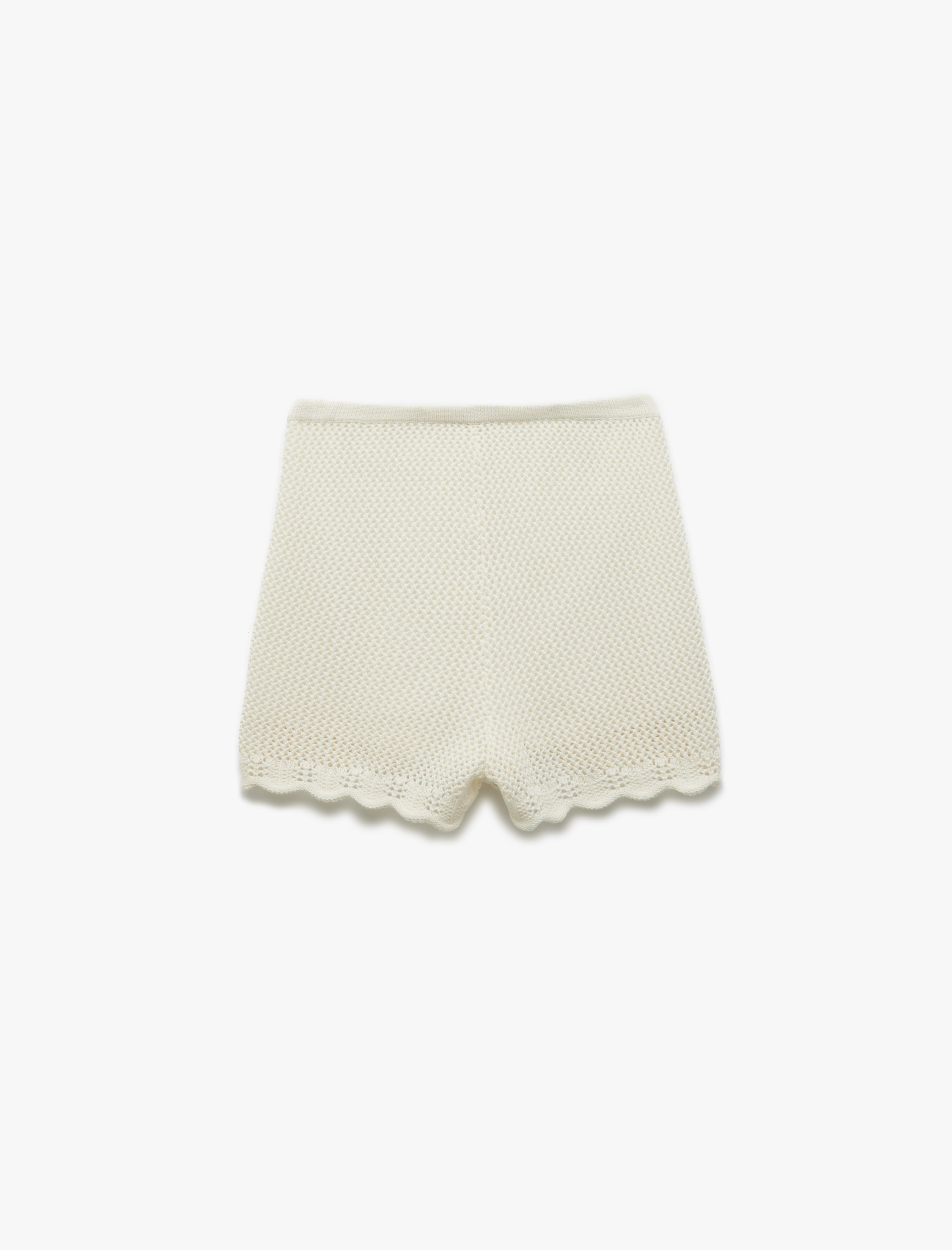   Koton X Sibil Çetinkaya - Regular Fit Astarlı Ajurlu Kroşe Mini Şort