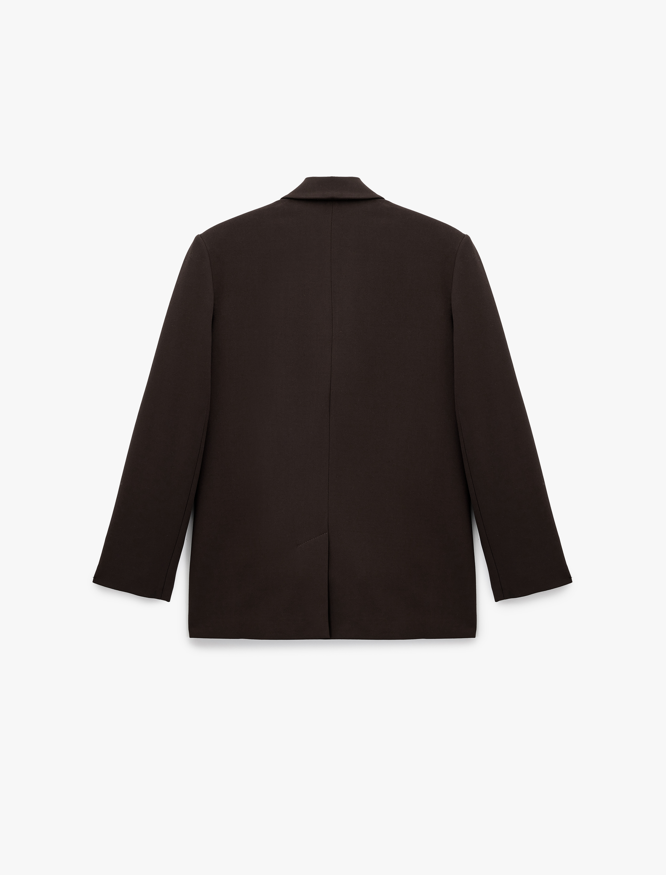   Cepli Uzun Kollu Düğmeli Kruvaze Oversize Blazer Ceket