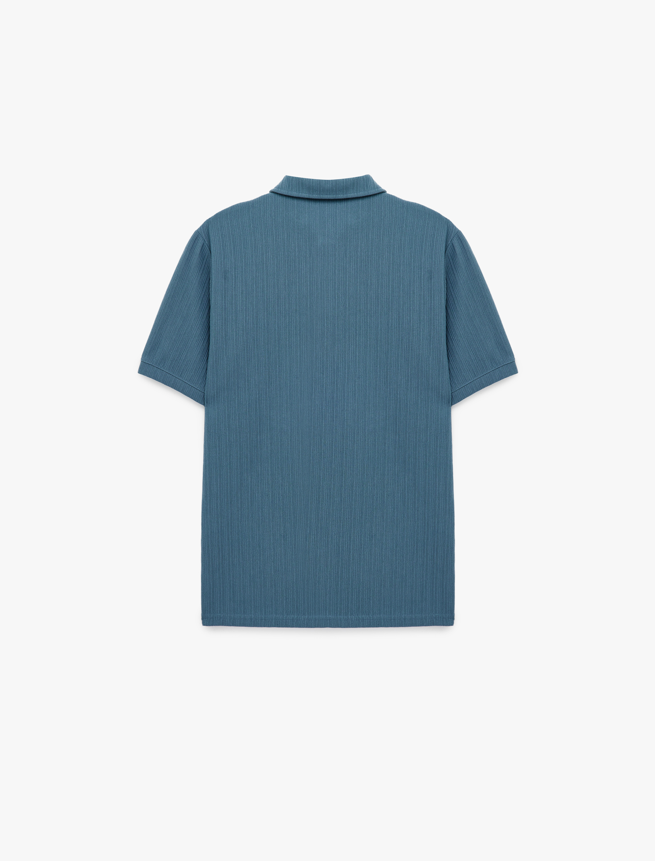   Regular Fit Kısa Kollu Düğmeli Polo Yaka Tişört