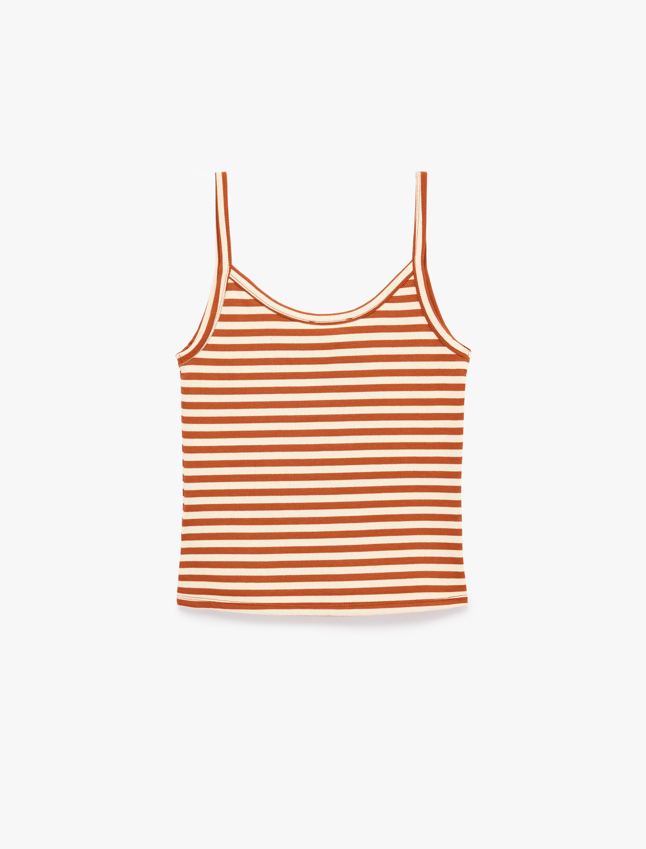   Koton X Şahika Ercümen - Slim Fit Askılı Çizgili Atlet Bluz