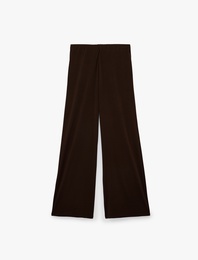 Sandy Kumaş Bol Paça Pantolon