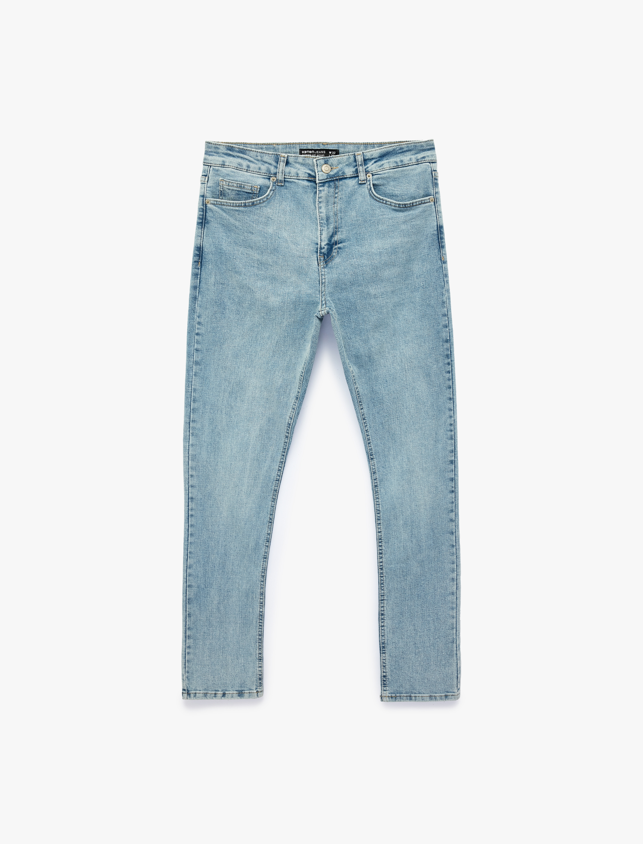   Normal Bel Cepli Pamuklu Skinny Jean Pantolon - Michael Jean