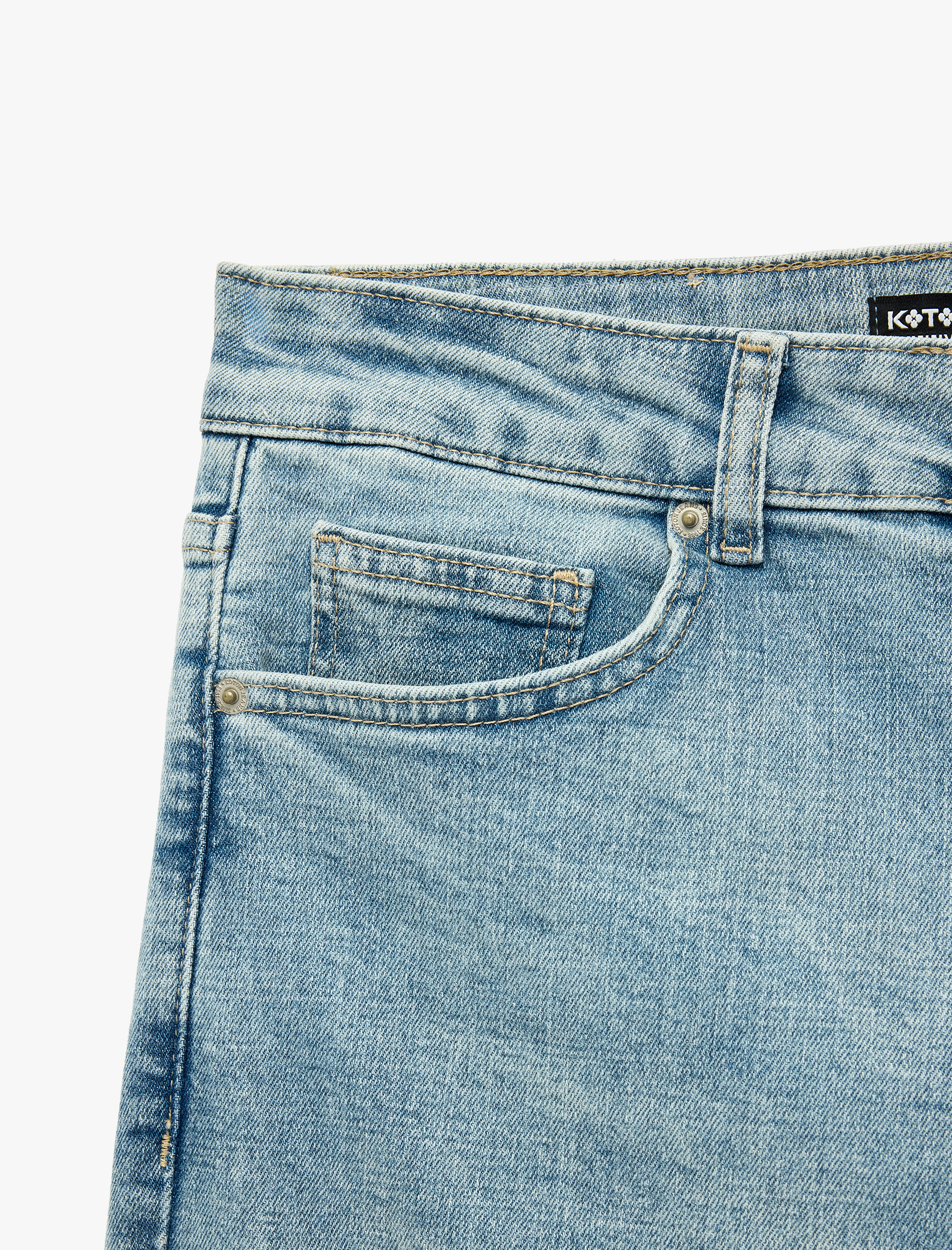   Normal Bel Cepli Pamuklu Skinny Jean Pantolon - Michael Jean