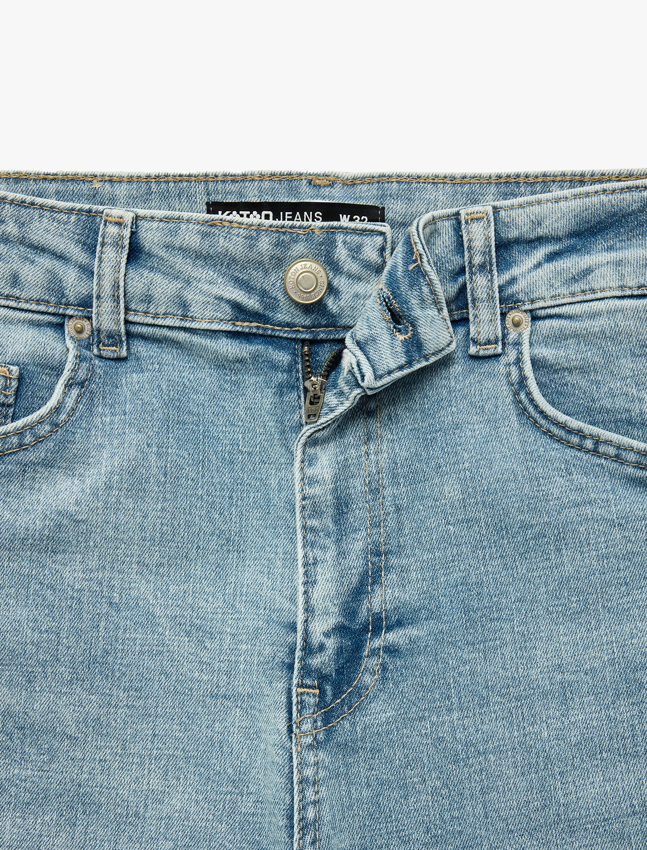   Normal Bel Cepli Pamuklu Skinny Jean Pantolon - Michael Jean