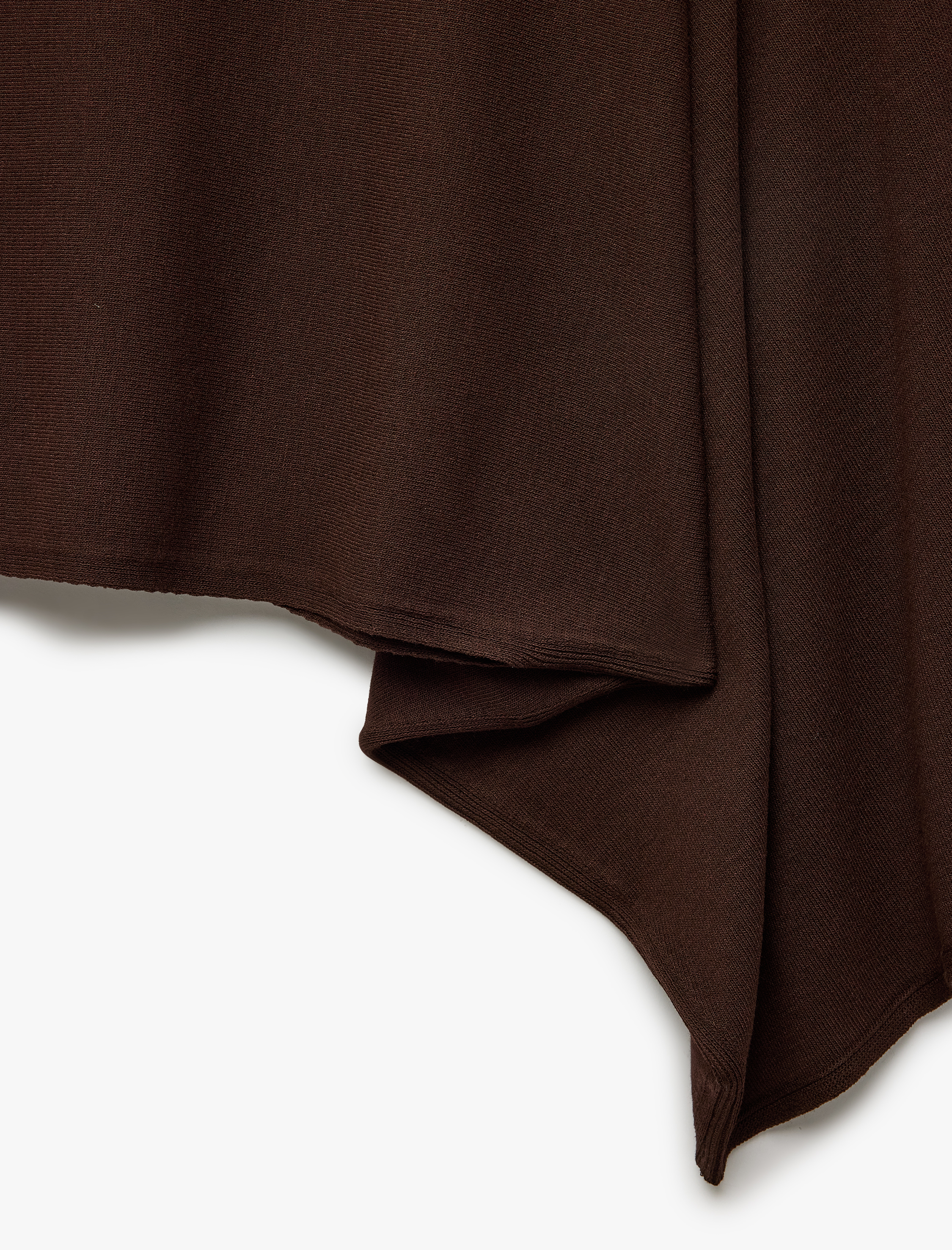   Viskon Karışımlı Slim Fit 3/4 Yarasa Kol Kayık Yaka Crop Kazak