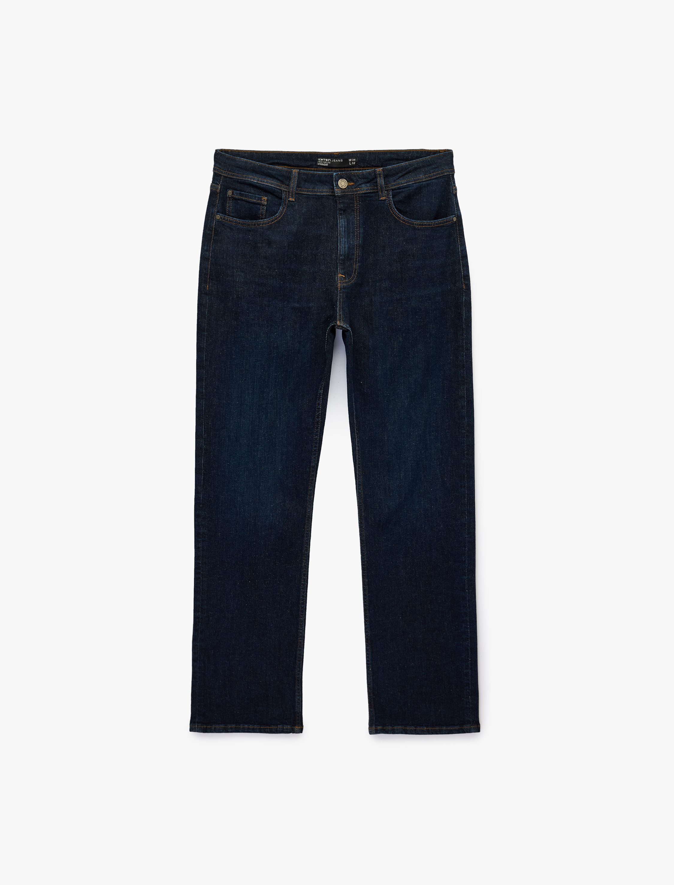   Normal Bel Pamuklu Straight Fit Jean Pantolon - Mark Jean