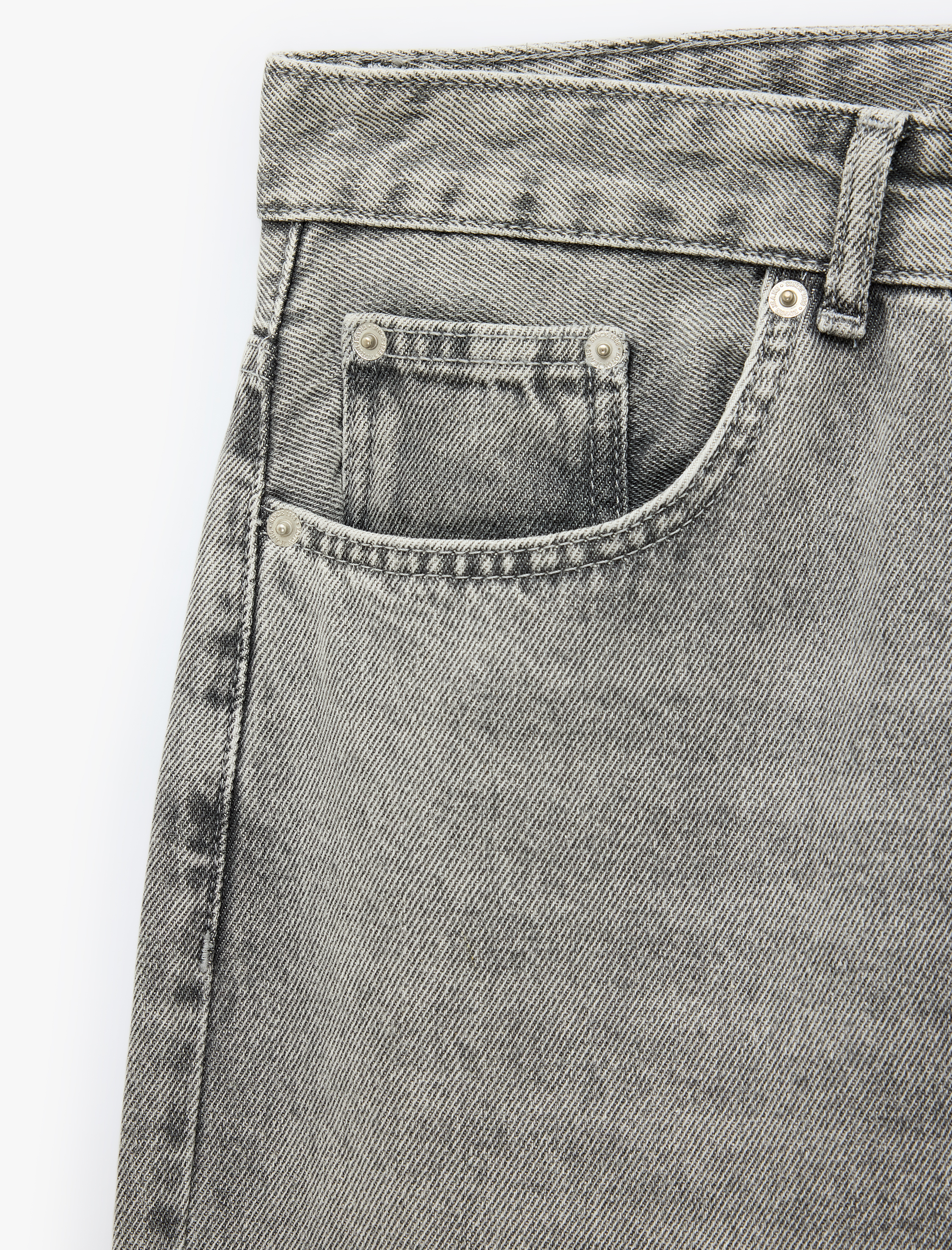   Bol Normal Bel Oversize Pamuklu Baggy Jean Pantolon