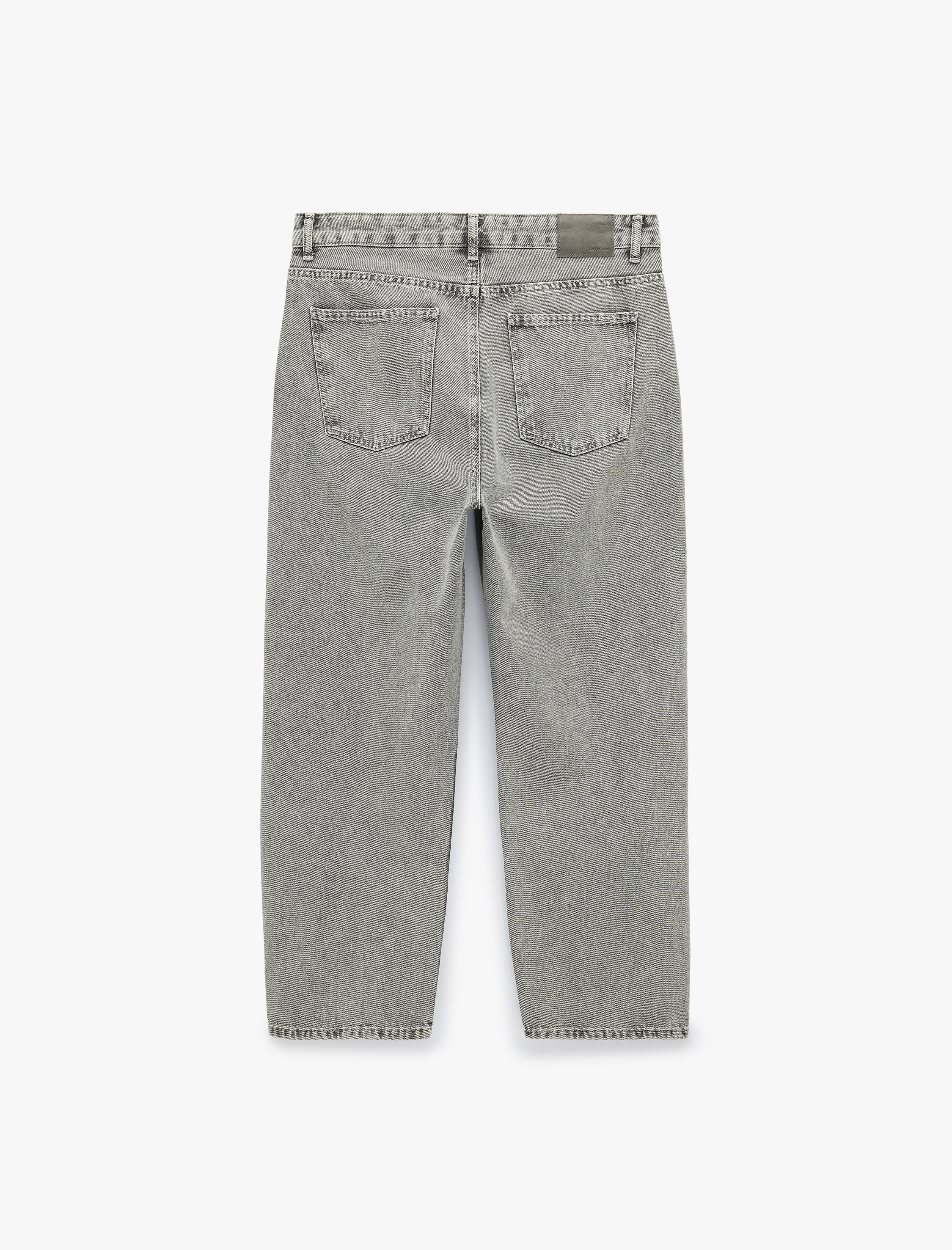   Bol Normal Bel Oversize Pamuklu Baggy Jean Pantolon