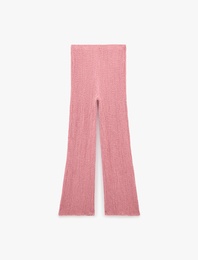 Bürümcük Kumaş Dokulu Slim Fit Pantolon