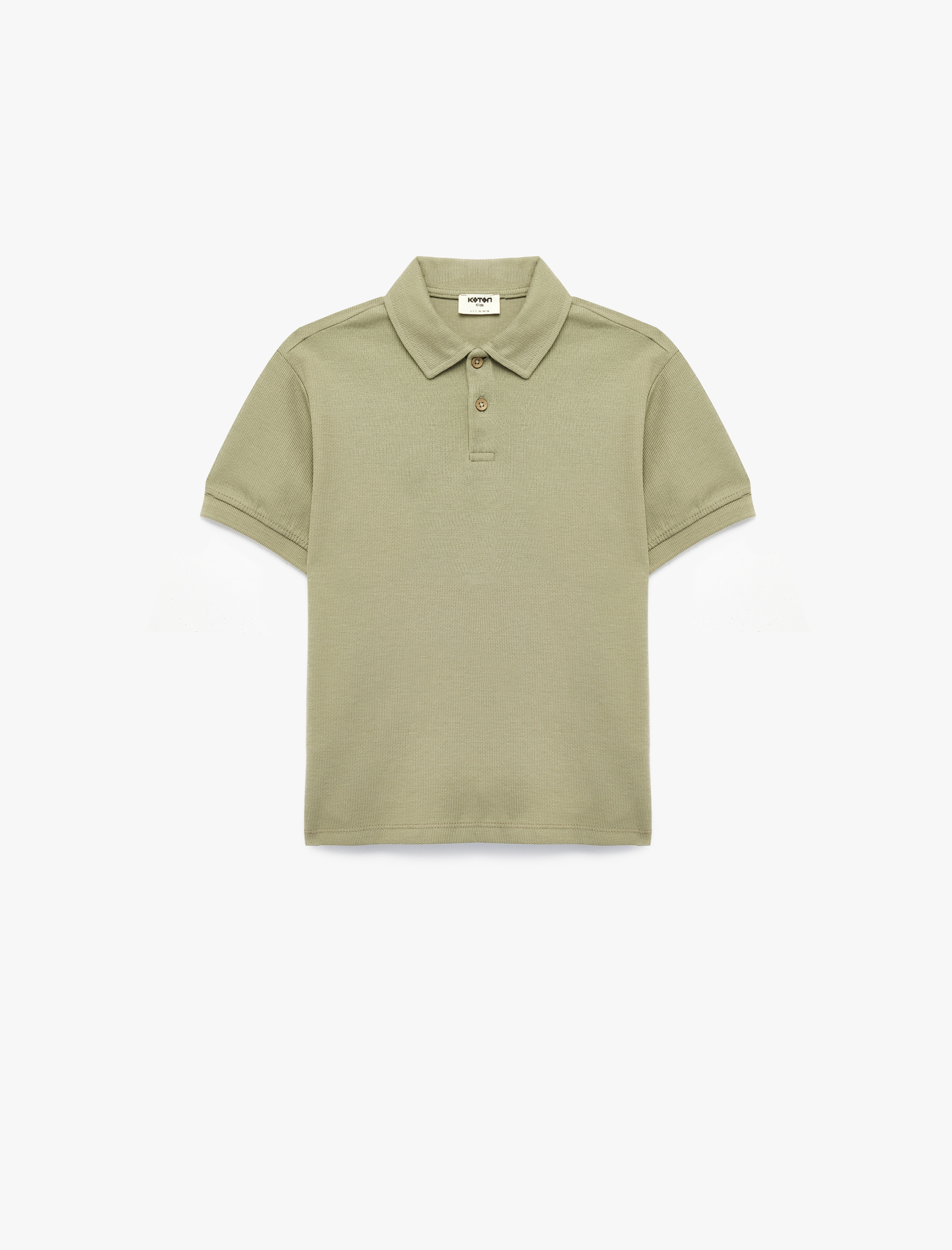  Erkek Çocuk Pamuklu Kısa Kollu Basic Polo Yaka Tişört