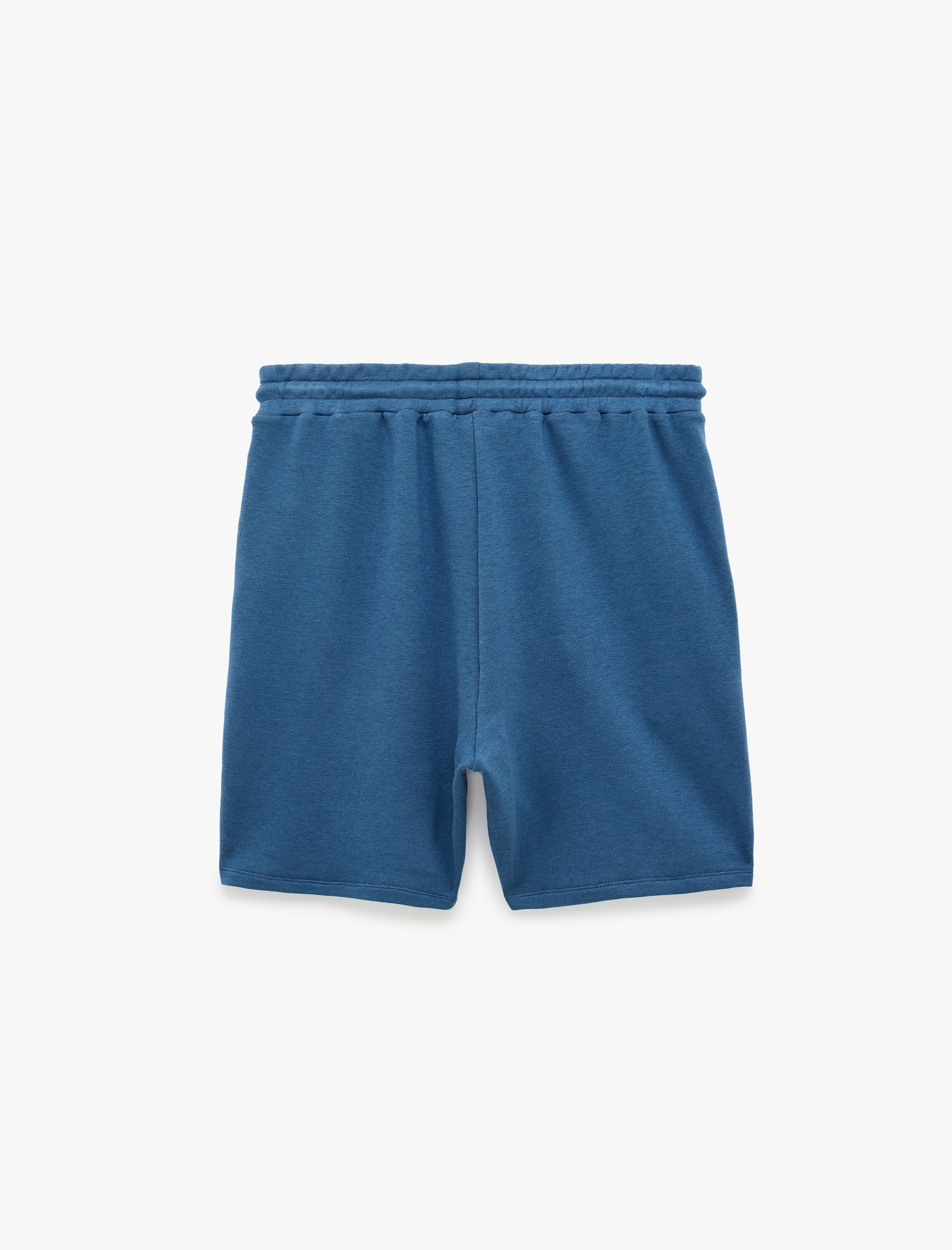   Modal Karışımlı Cepli Straight Fit Beli Bağcıklı Spor Şort