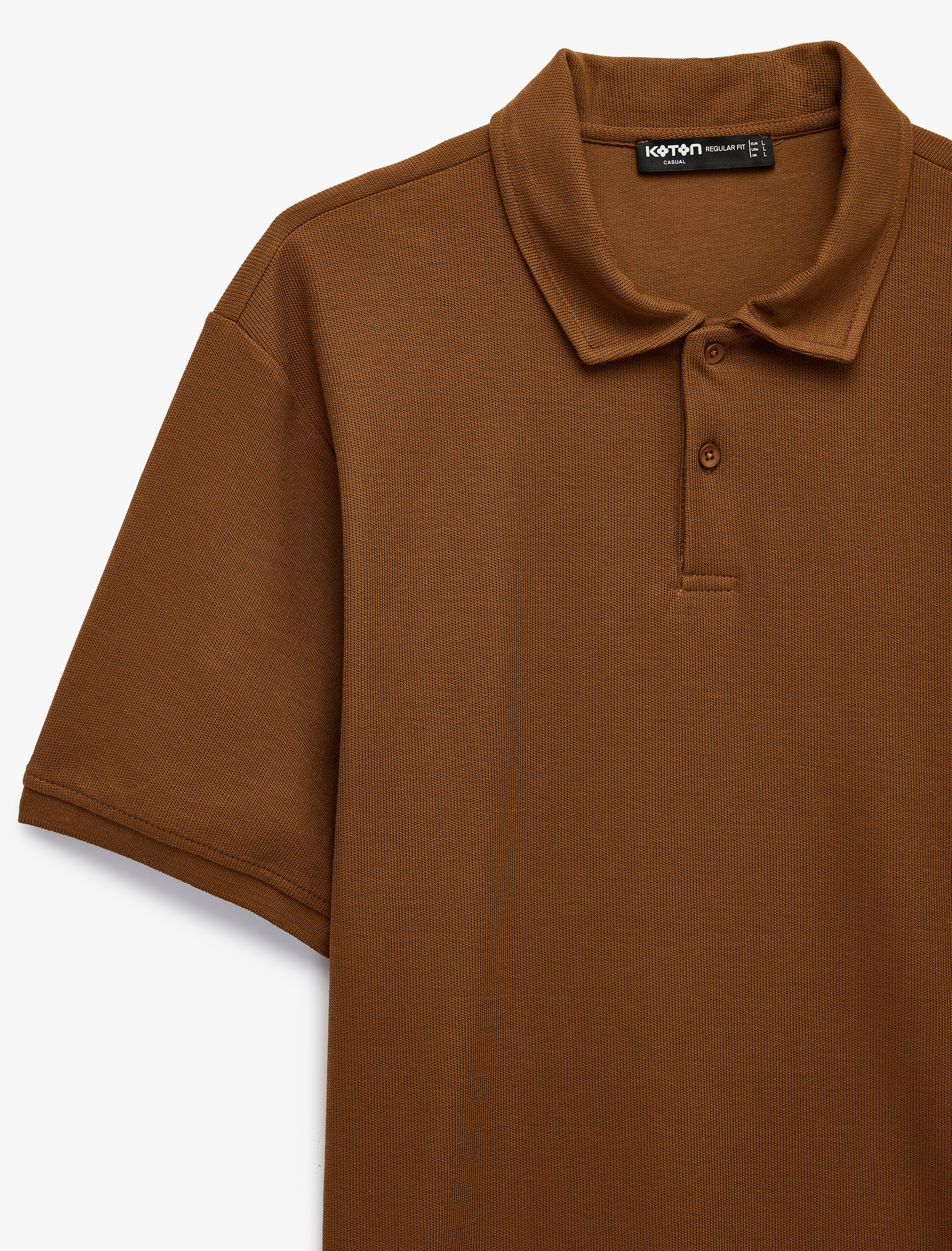   Pamuklu Kısa Kollu Regular Fit Polo Yaka Tişört