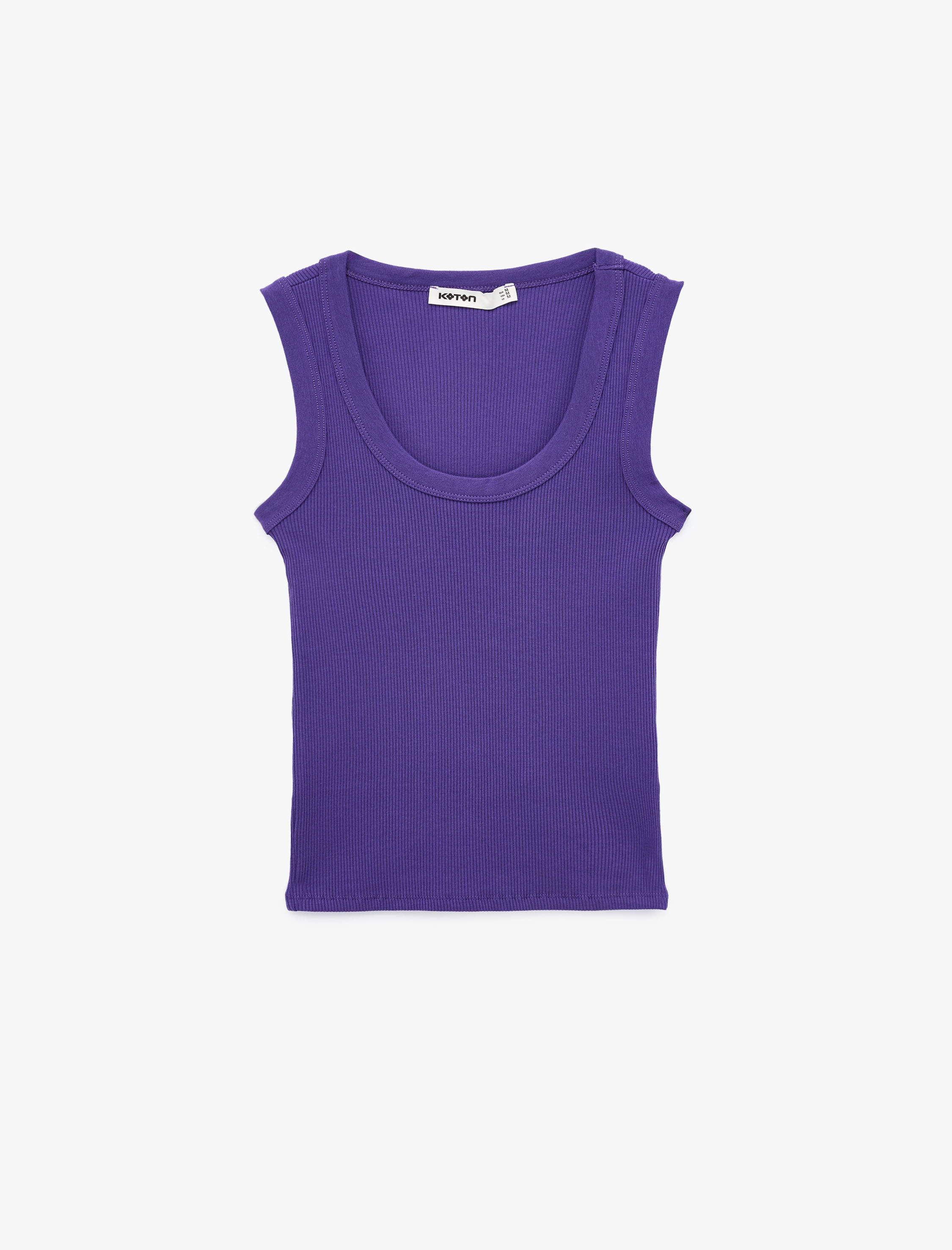   Pamuklu U Yaka Slim Fit Atlet