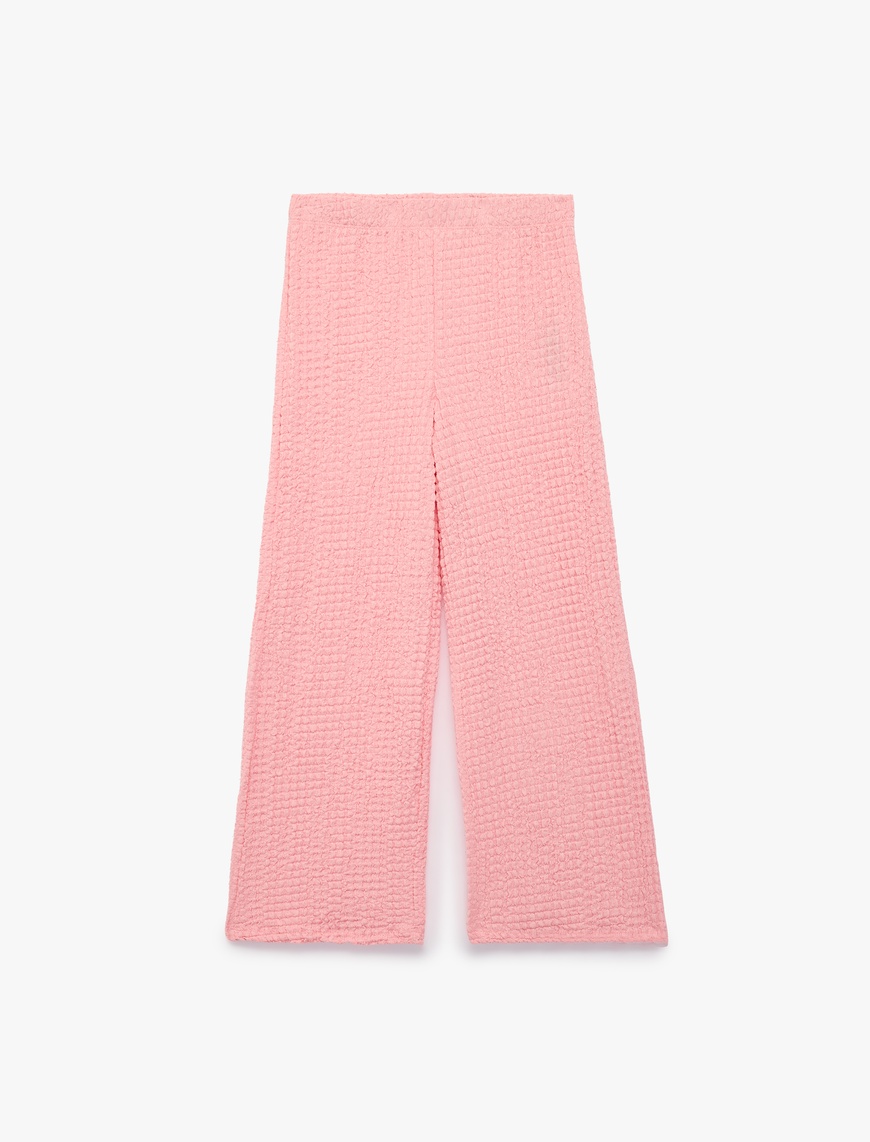 Koton Bürümcük Kumaş Geniş Paça Pantolon