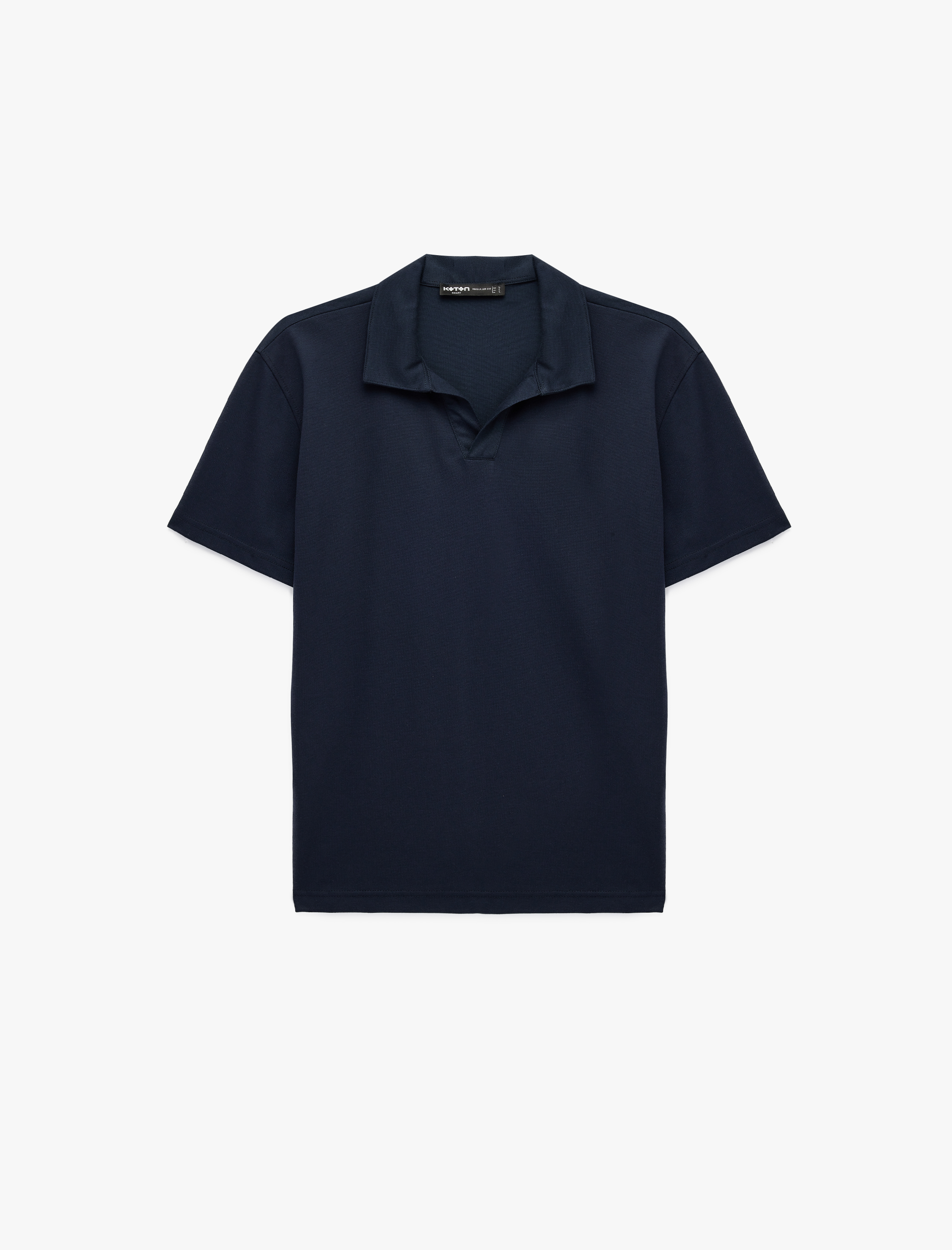   Pamuklu Kısa Kollu Regular Fit Basic Polo Yaka Tişört