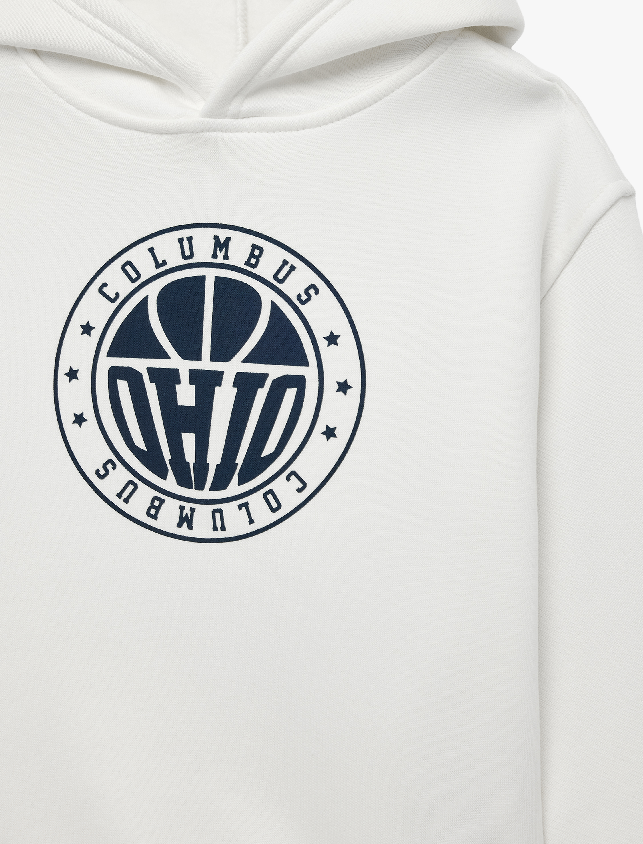  Erkek Çocuk Uzun Kollu Baskılı Şardonlu Oversize Kapşonlu Sweatshirt