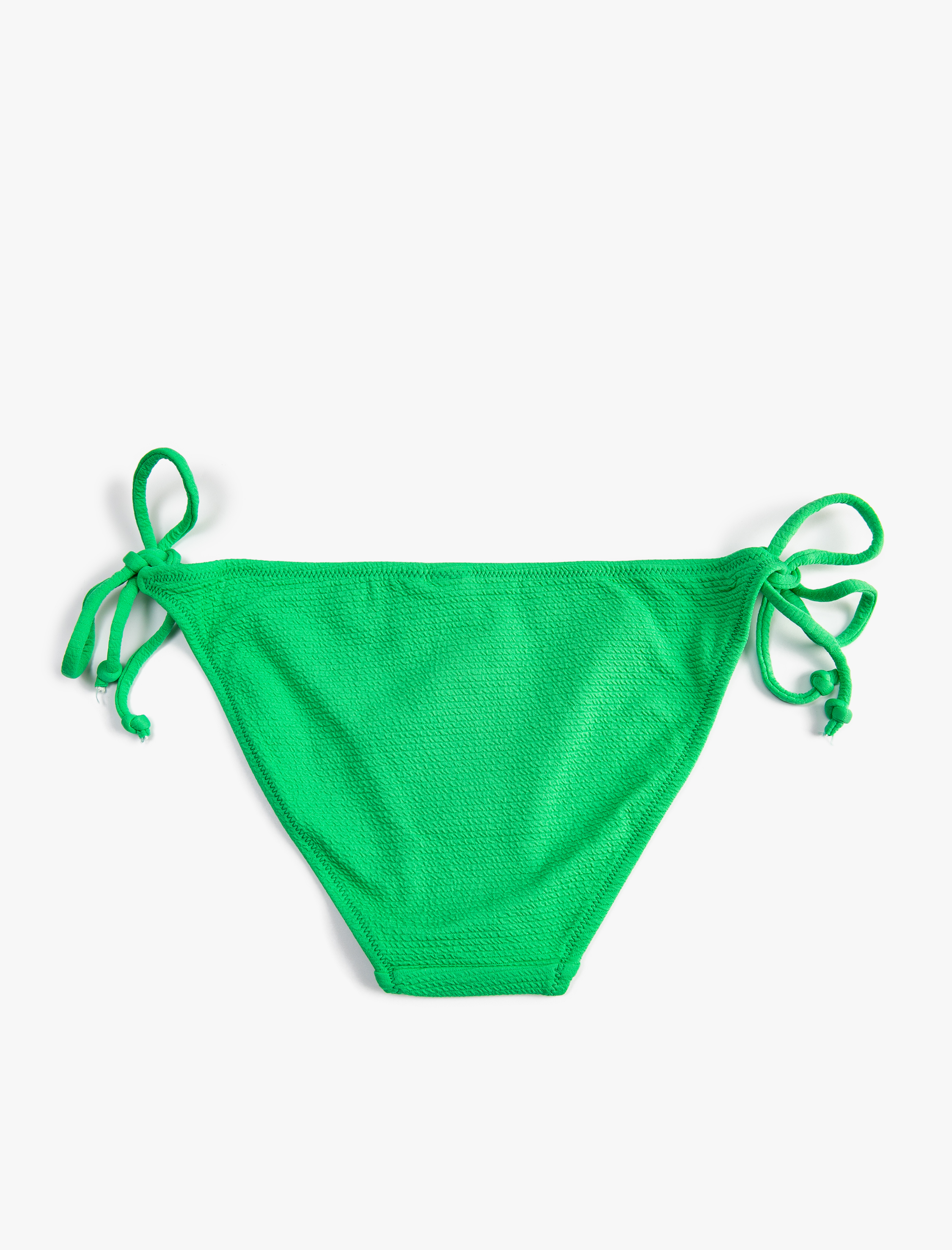   Brazilian Bikini Altı Basic Dokulu Yanları Bağlama Detaylı