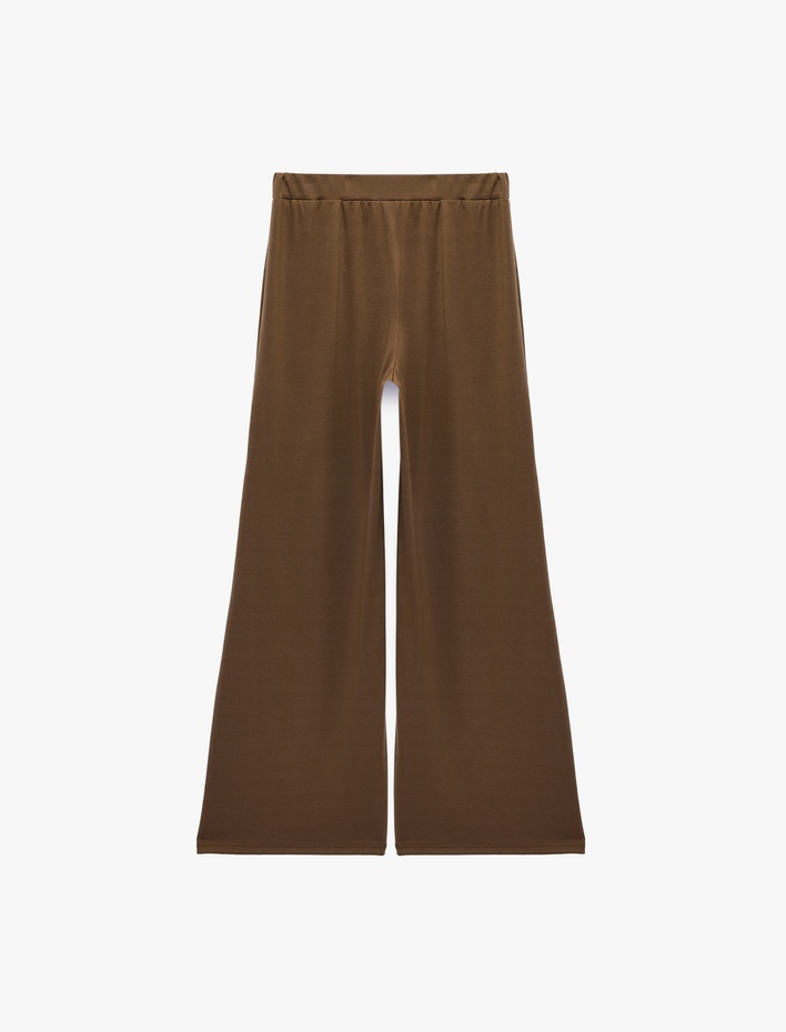  Modal Karışımlı Rahat Kesim Beli Lastikli Pijama Altı