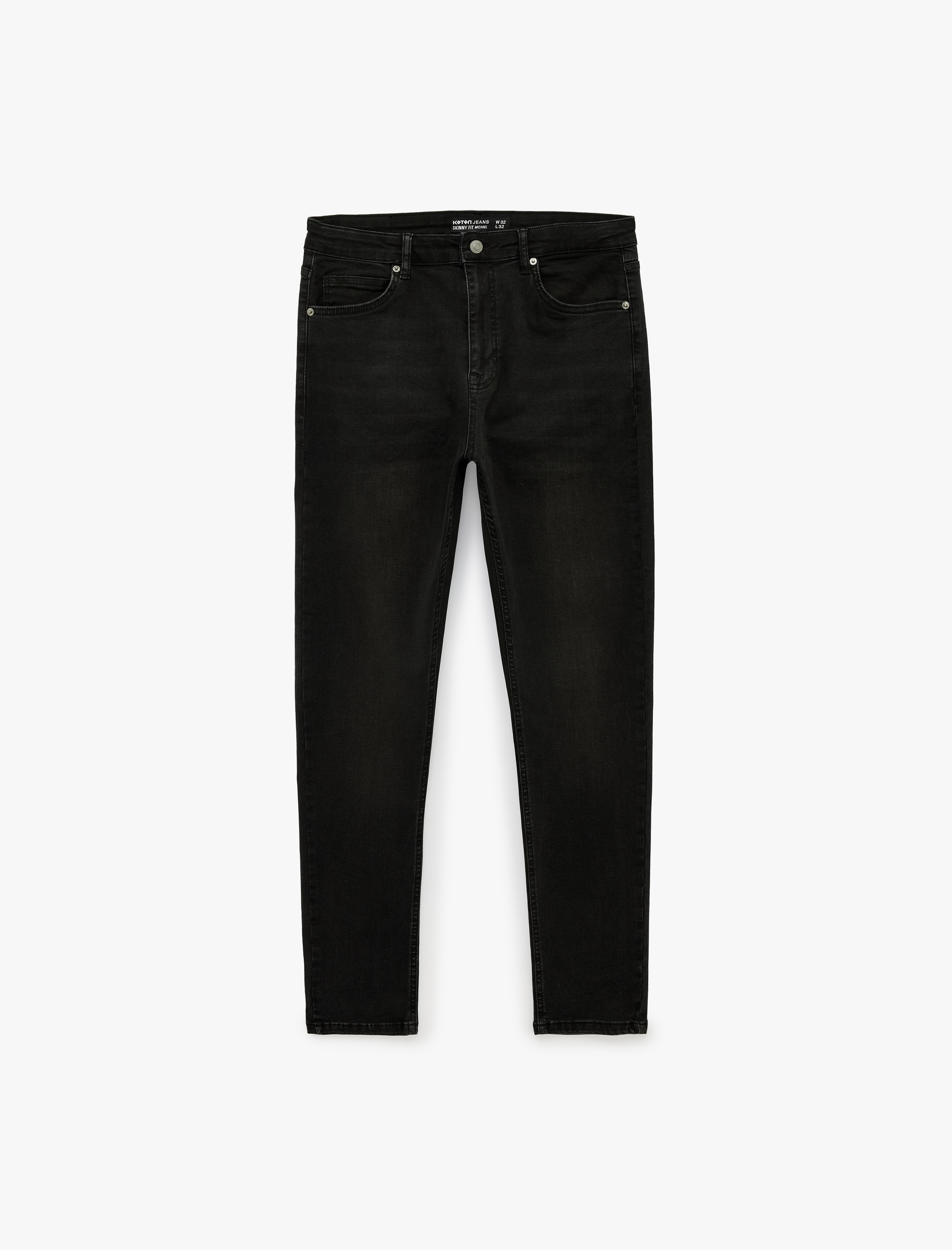   Normal Bel Pamuklu Cepli Skinny Fit Jean Pantolon - Michael Jean