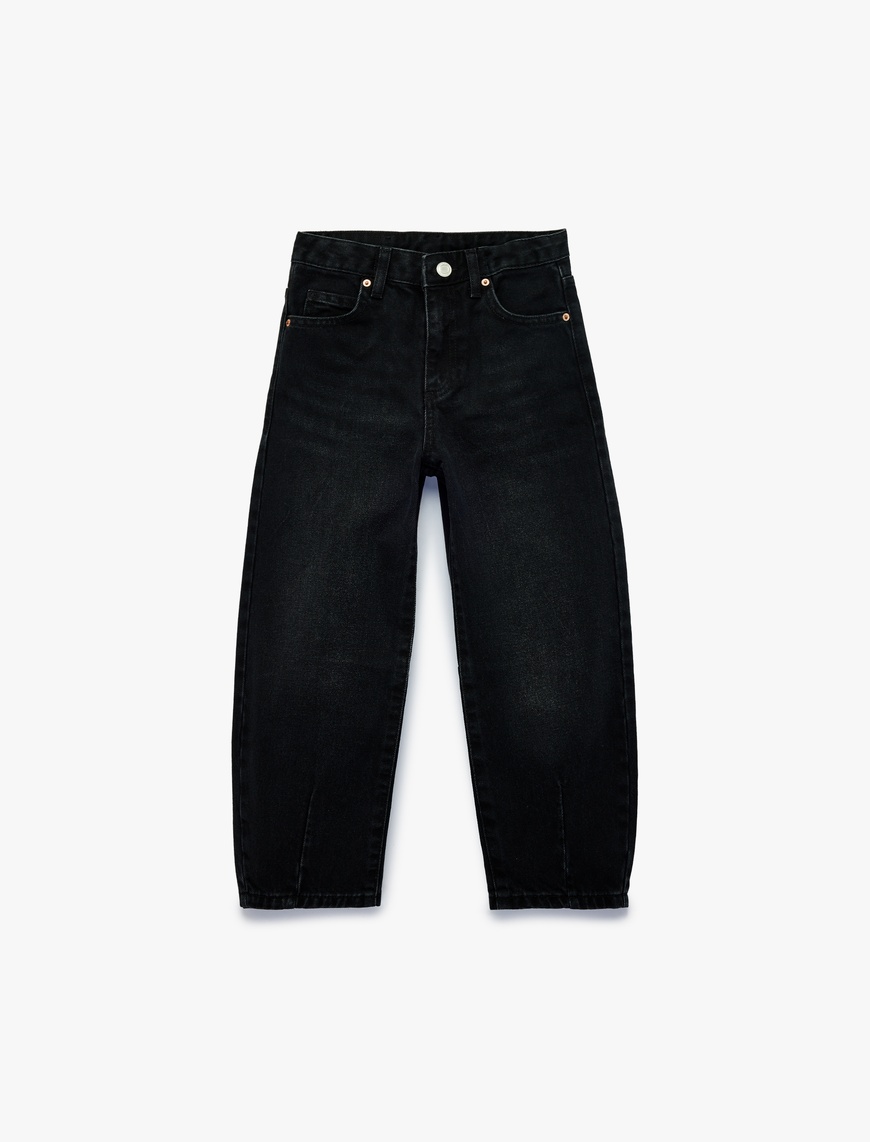 Koton Pamuklu Loose Fit Denim Pantolon