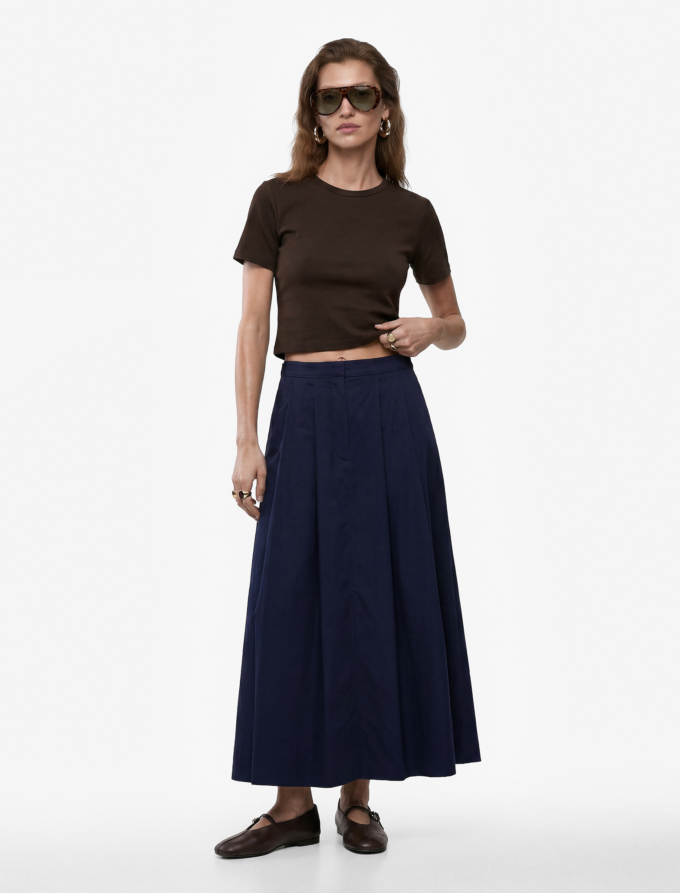   Pamuklu Slim Fit Kısa Kollu Bisiklet Yaka Basic Tişört