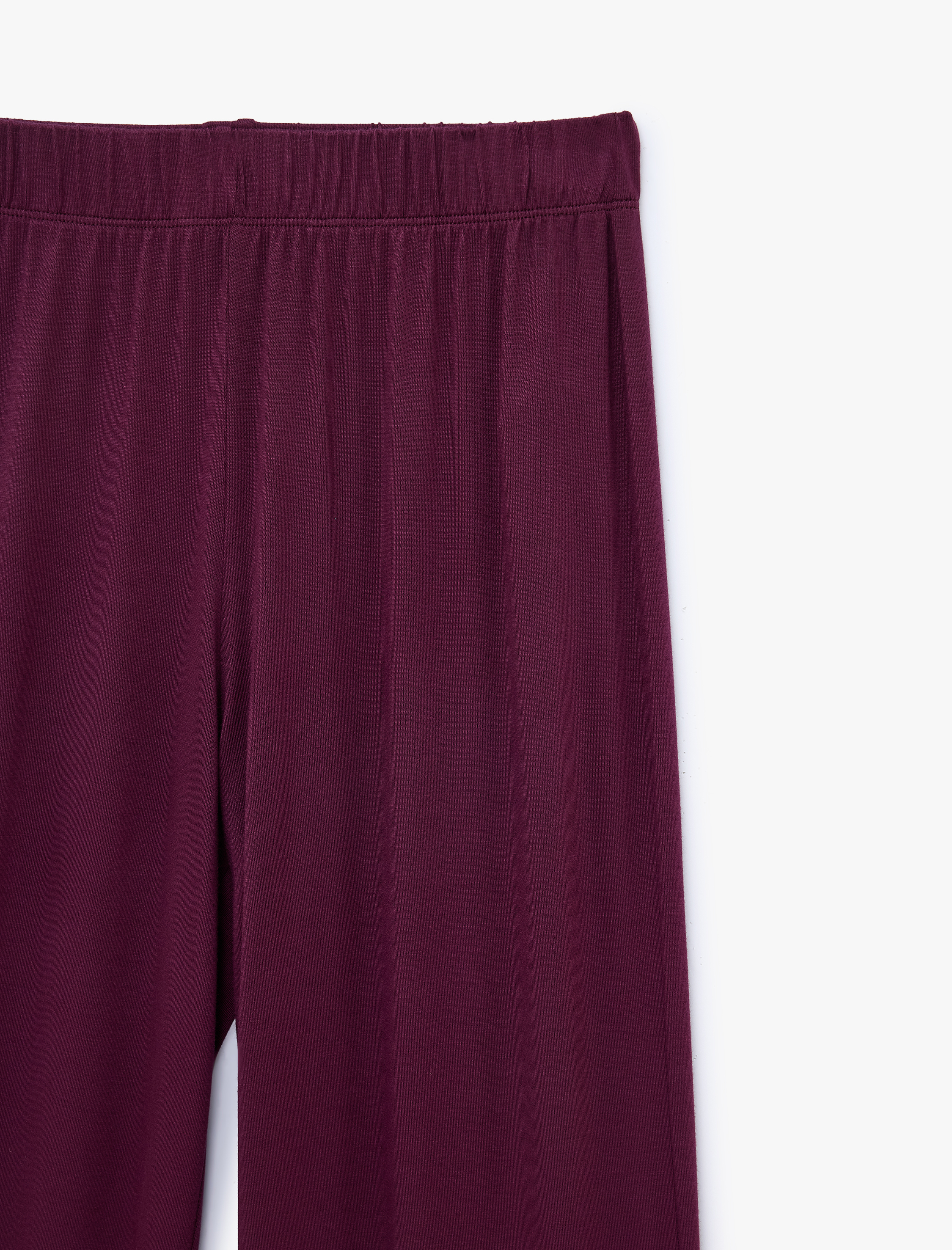   Beli Lastikli Bol Paça Viskon Pijama Altı