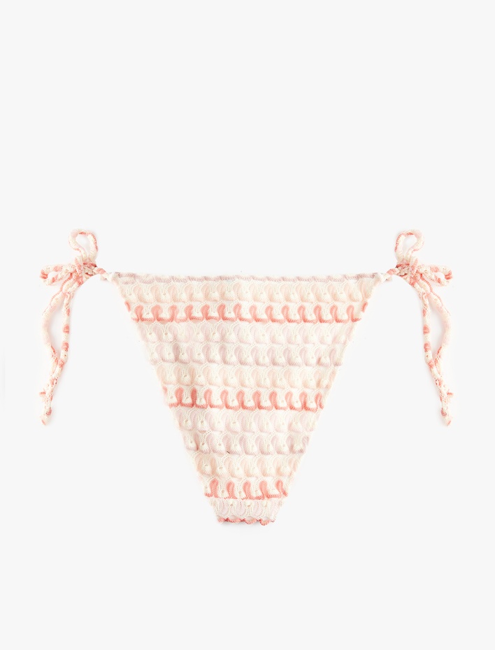  Koton X Sibil Çetinkaya - Yanları Bağlamalı İpli Kroşe Bikini Altı