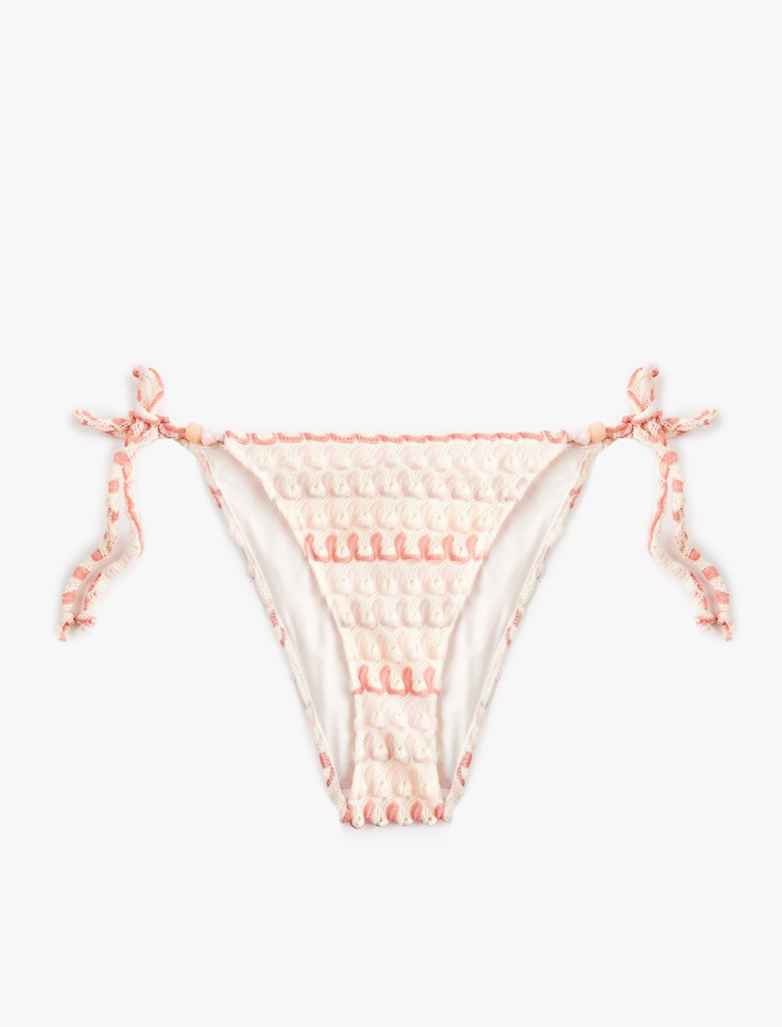  Koton X Sibil Çetinkaya - Yanları Bağlamalı İpli Kroşe Bikini Altı