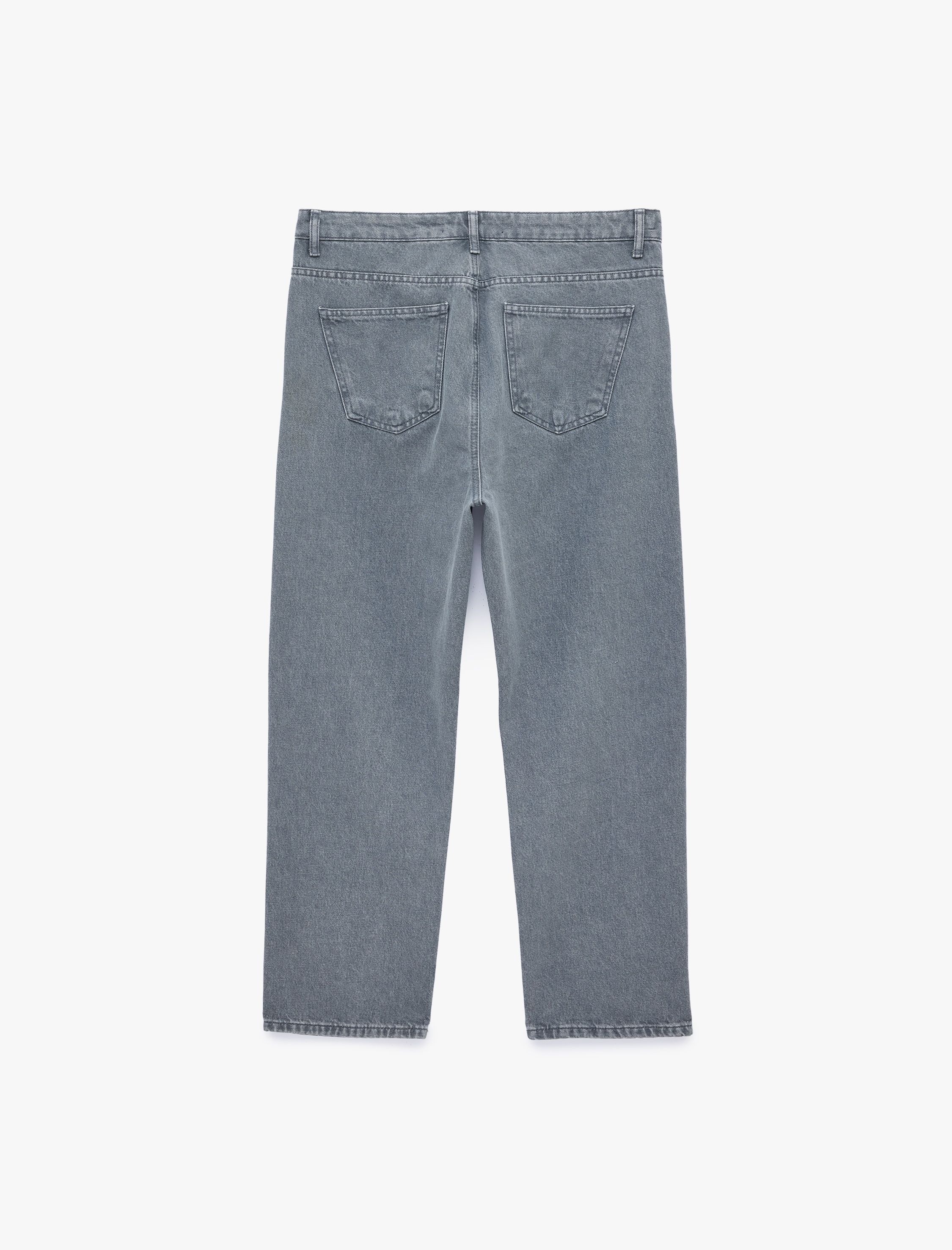   Pamuklu Bol Normal Bel Oversize Baggy Jean Pantolon