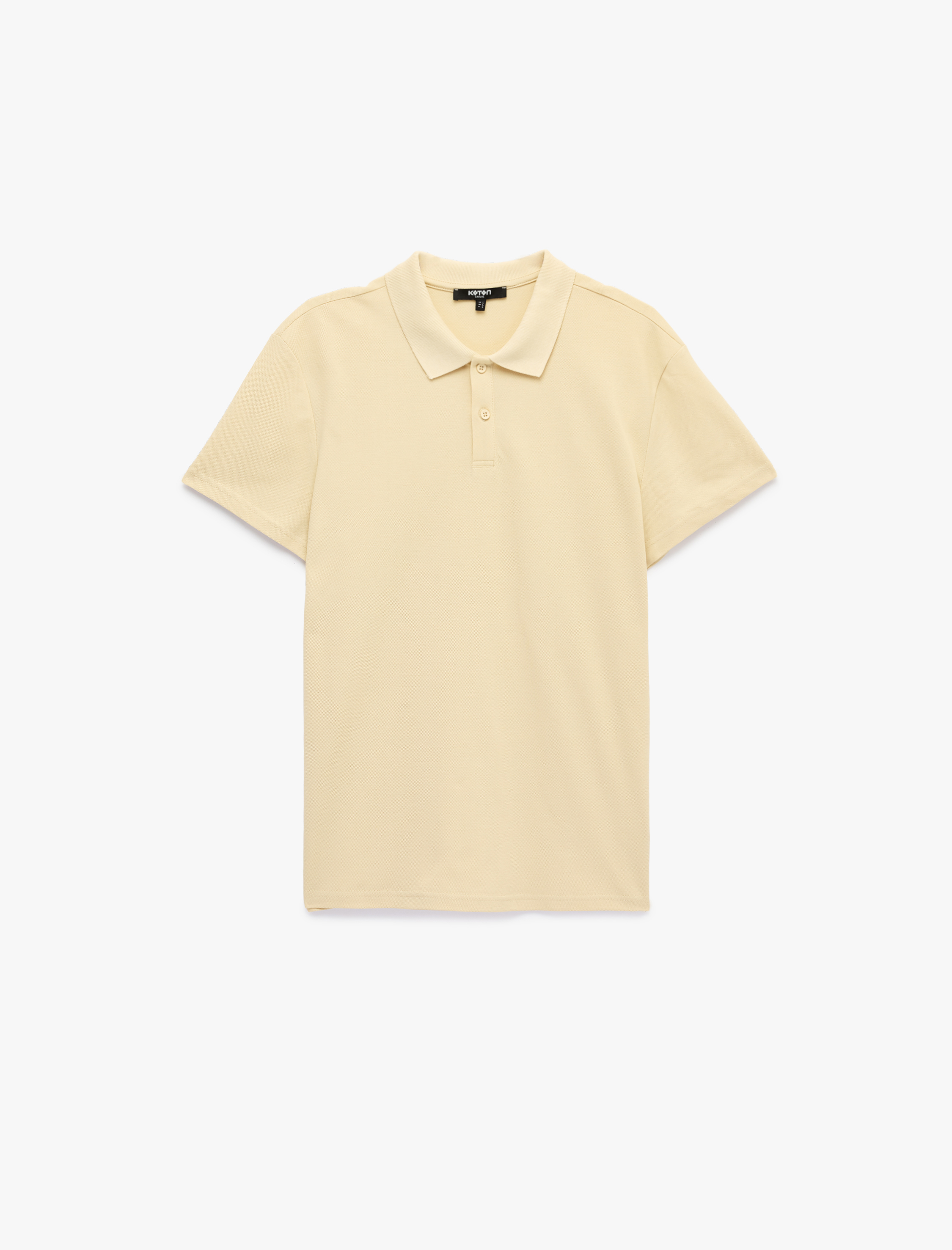  Pamuklu Pike Kumaş Kısa Kollu Baskılı Slim Fit Tişört