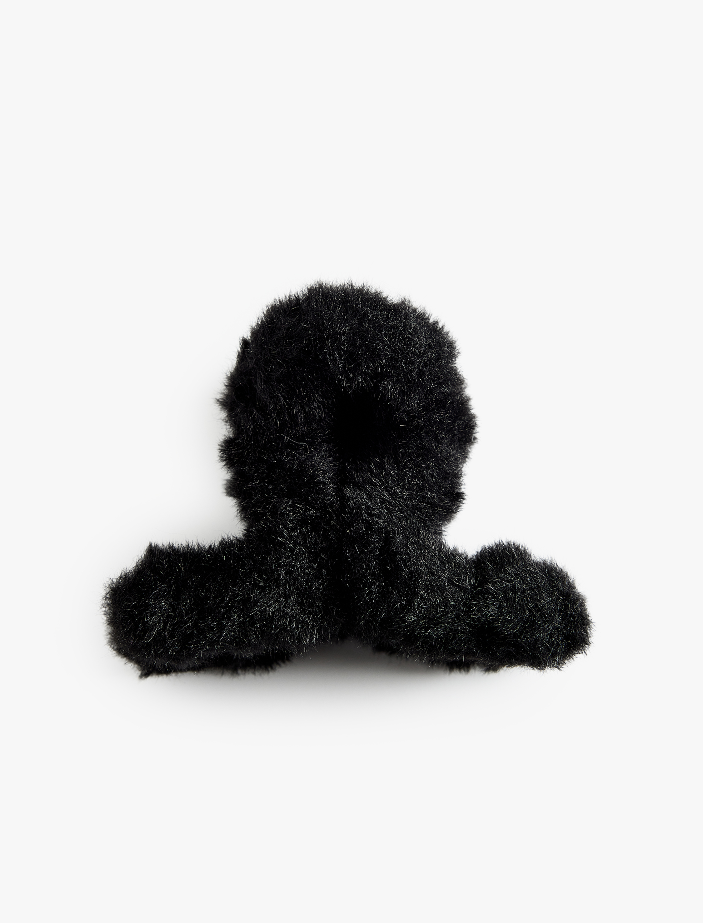 Kadın Peluş Detaylı Kıskaçlı Toka