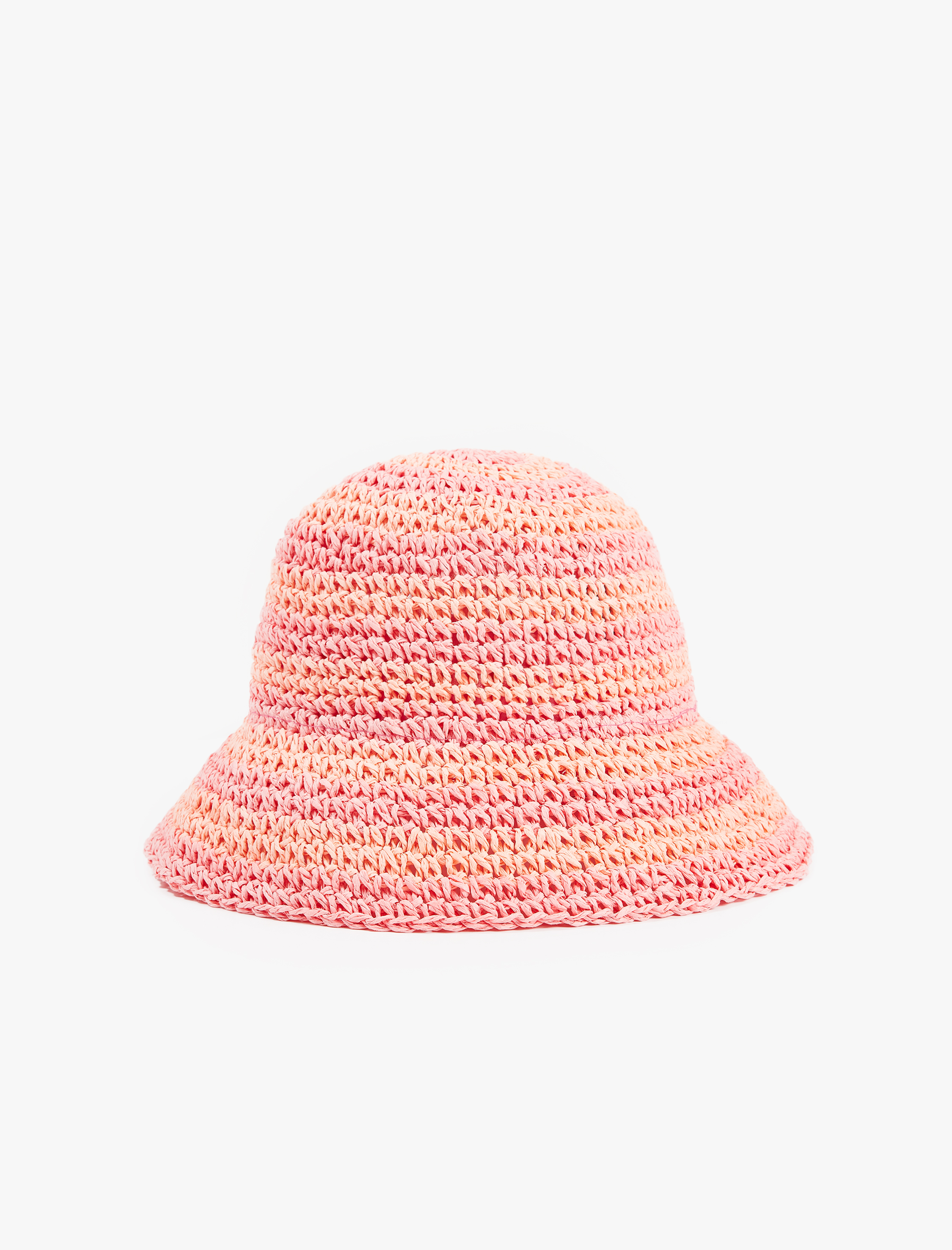  Kız Çocuk Hasır Bucket Şapka