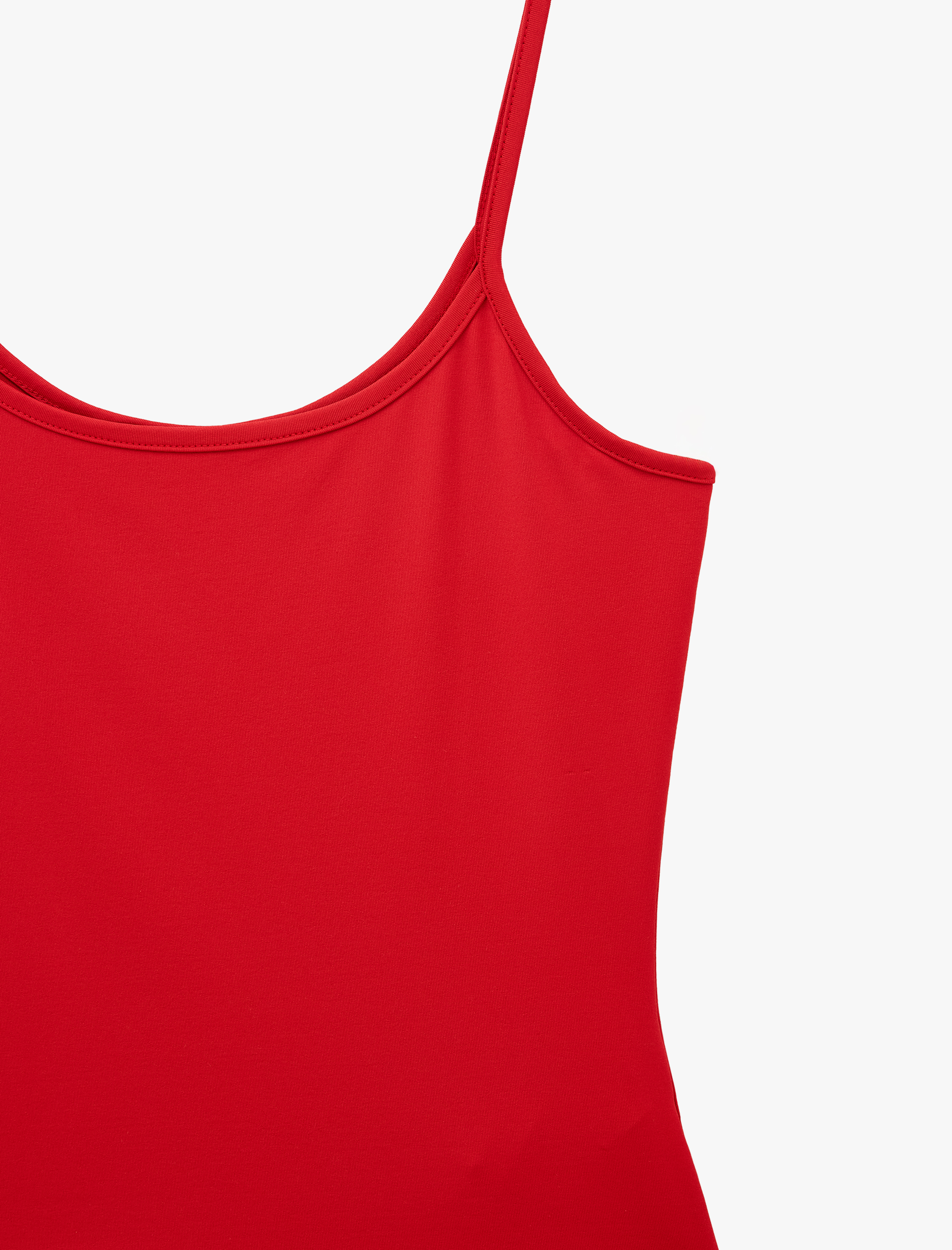   U Yaka Kolsuz Slim Fit Basic Atlet