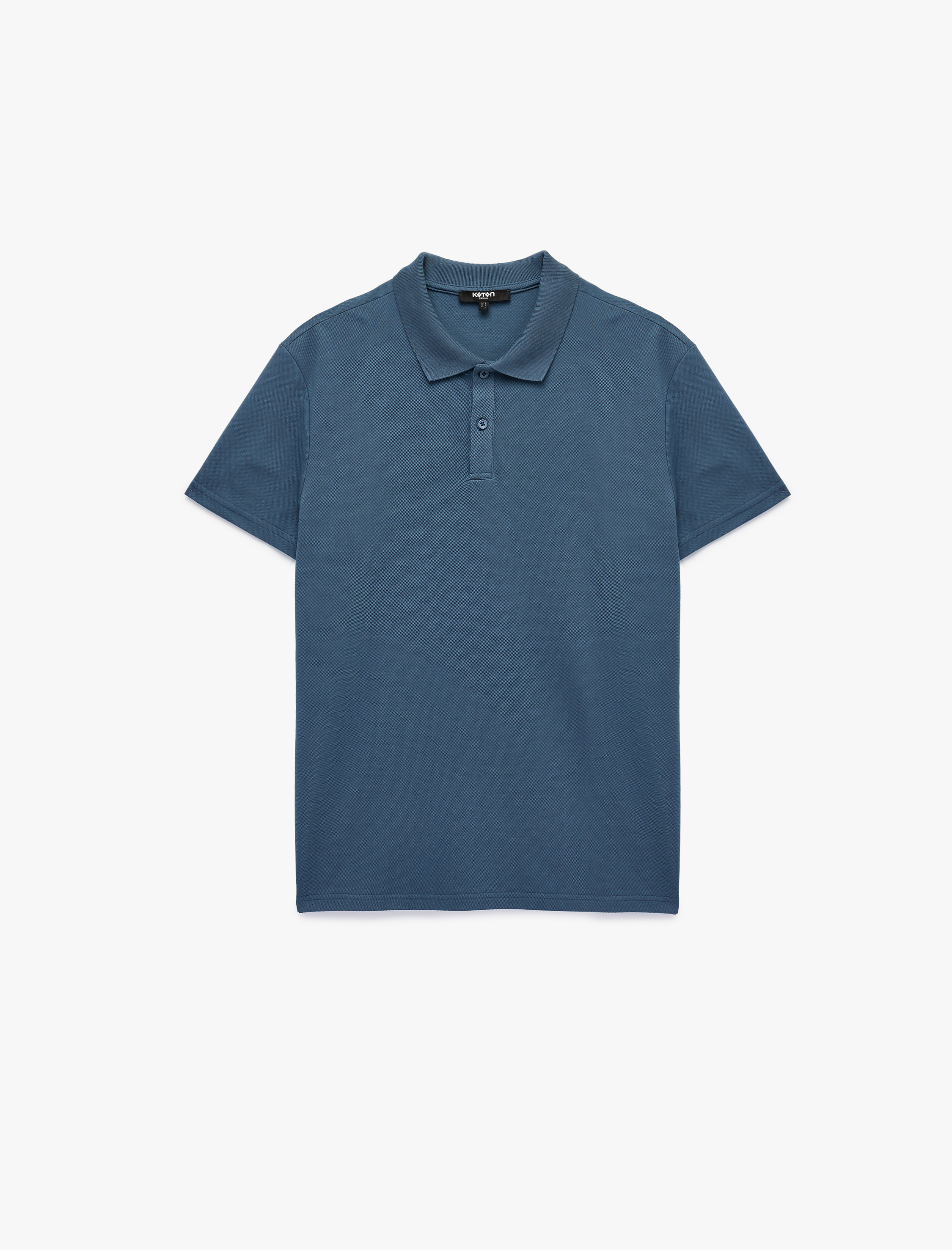   Pamuklu Pike Kumaş Kısa Kollu Baskılı Slim Fit Tişört