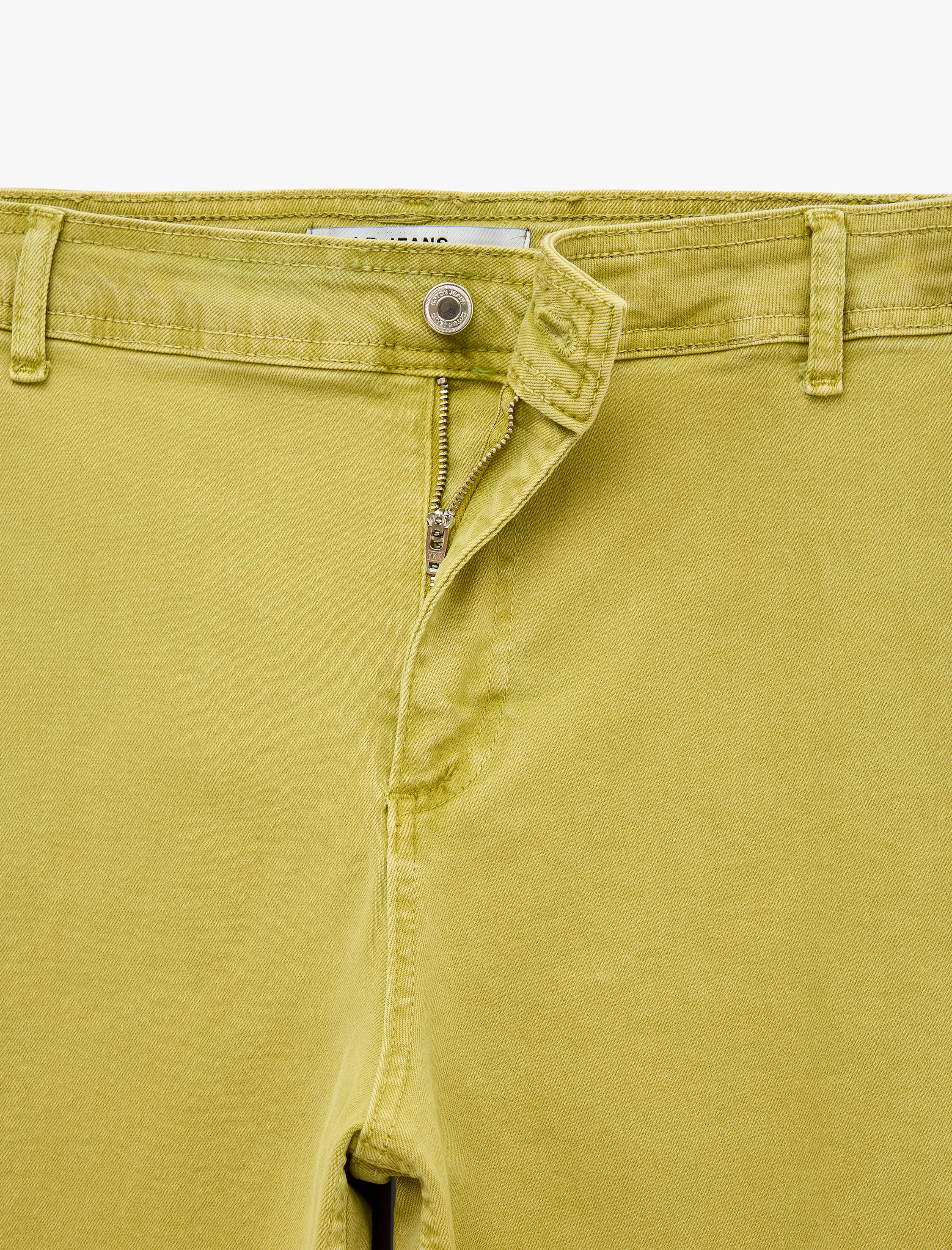   Normal Bel Rahat Kalıp Kesik Paça Jean Pantolon - Culoette Jean