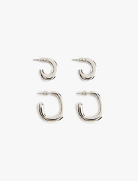 2'li Halka Küpe Seti