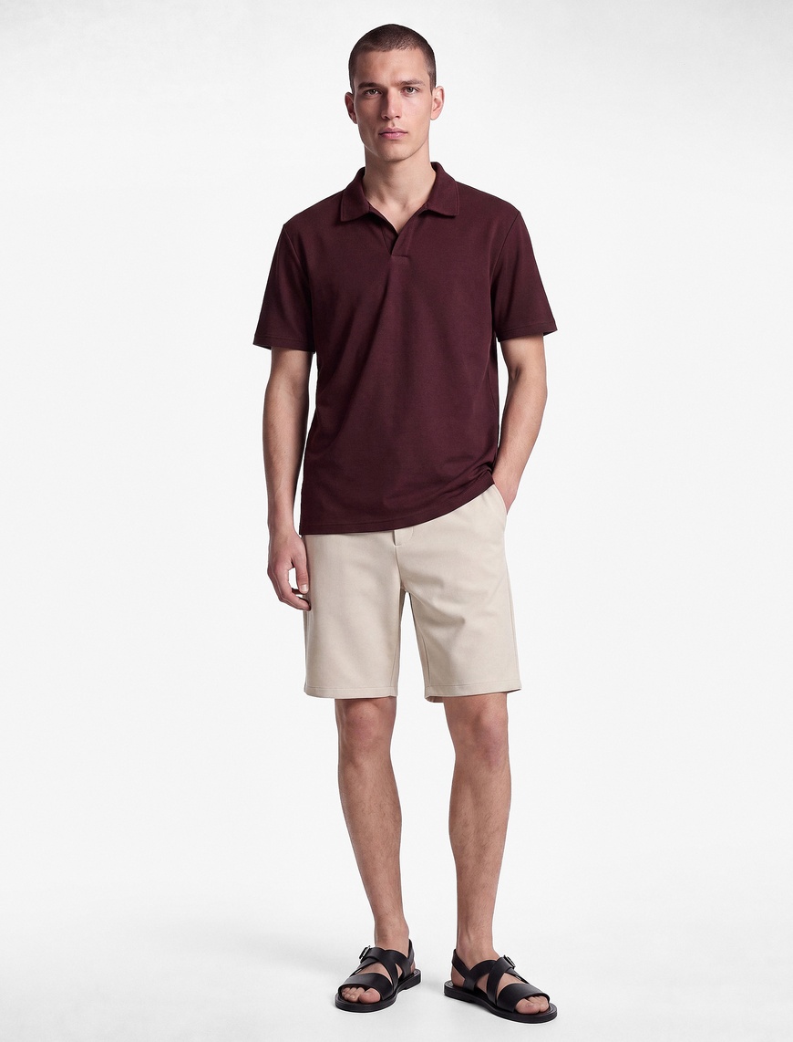 Koton Erkek Regular Fit Pamuklu Pike Kumaş Kısa Kollu Polo Yaka Tişört