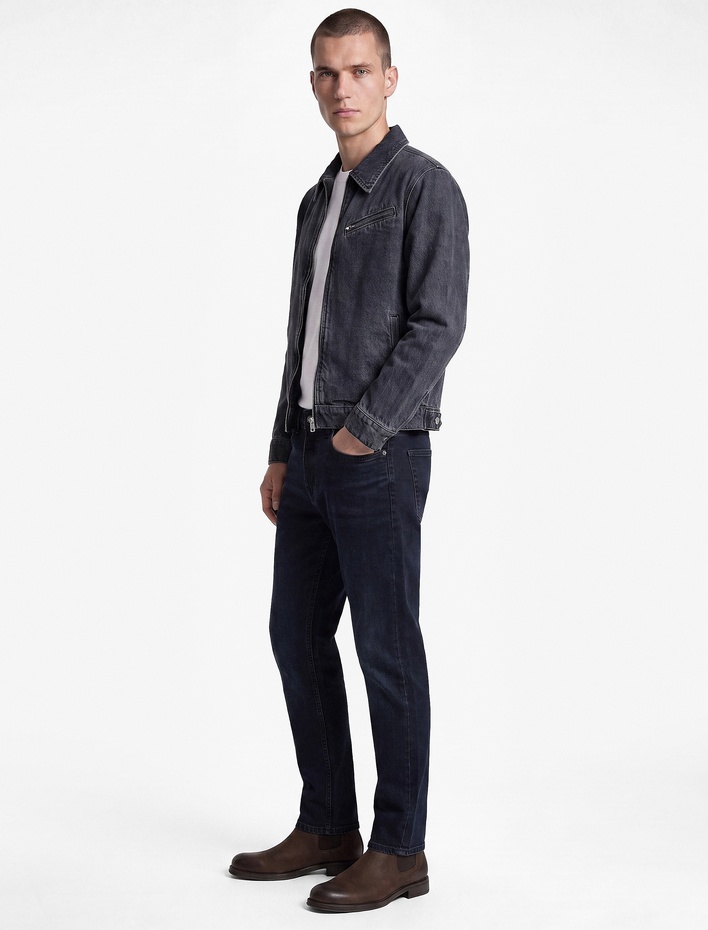  Cepli Straight Fit Düz Paça Jean Pantolon - Straight Fit Mark Jeans