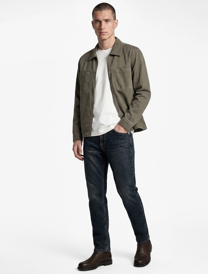  Pamuklu Normal Bel Slim Fit Jean Pantolon - Brad Jean