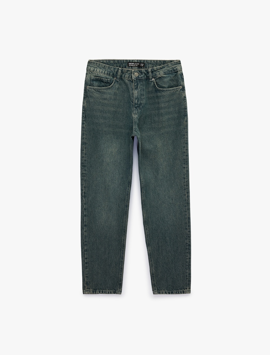 Koton Erkek Normal Bel Regular Fit Tapered Jean Pantolon - Joe Jean