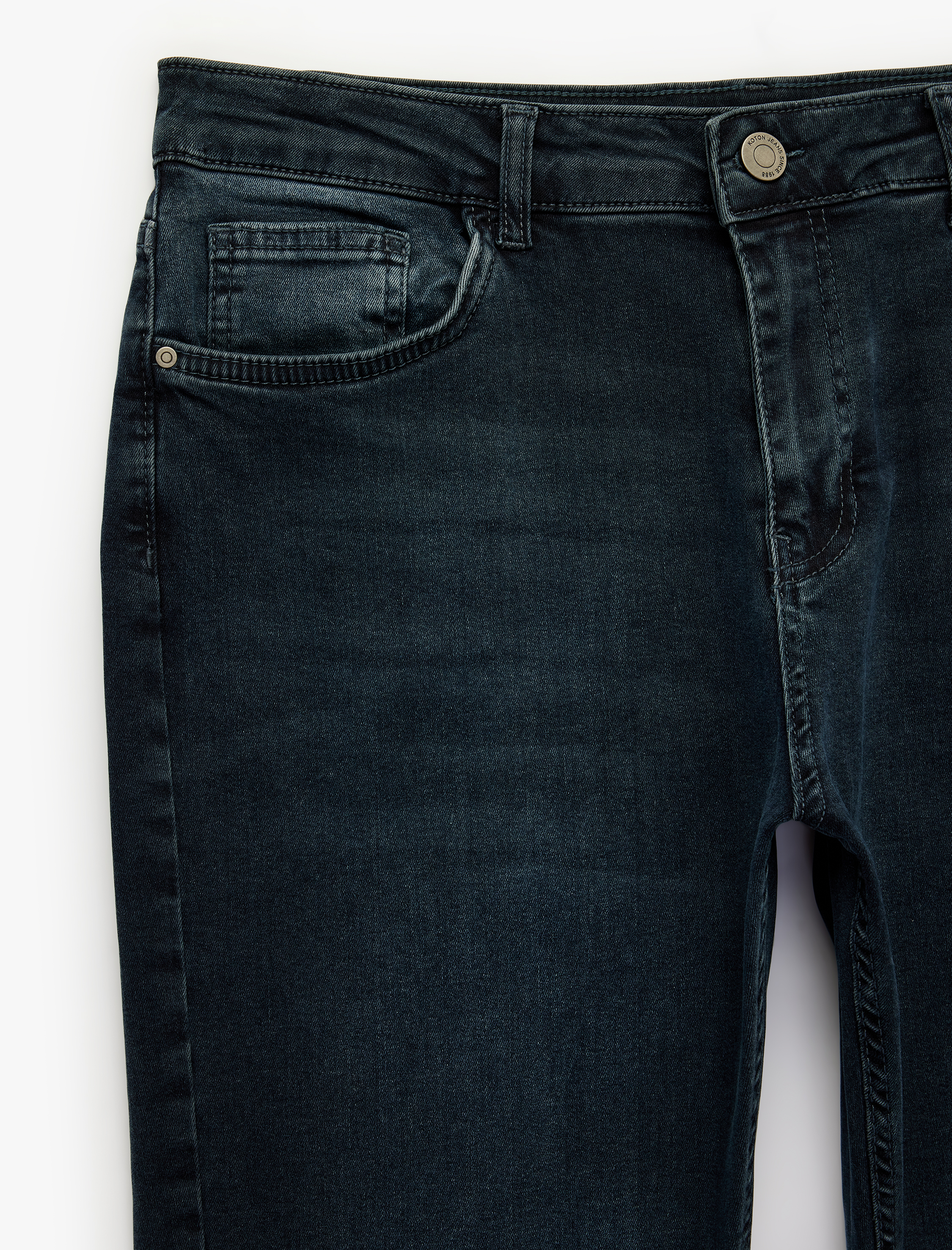   Normal Bel Pamuklu Slim Fit Jean Pantolon - Brad Jean