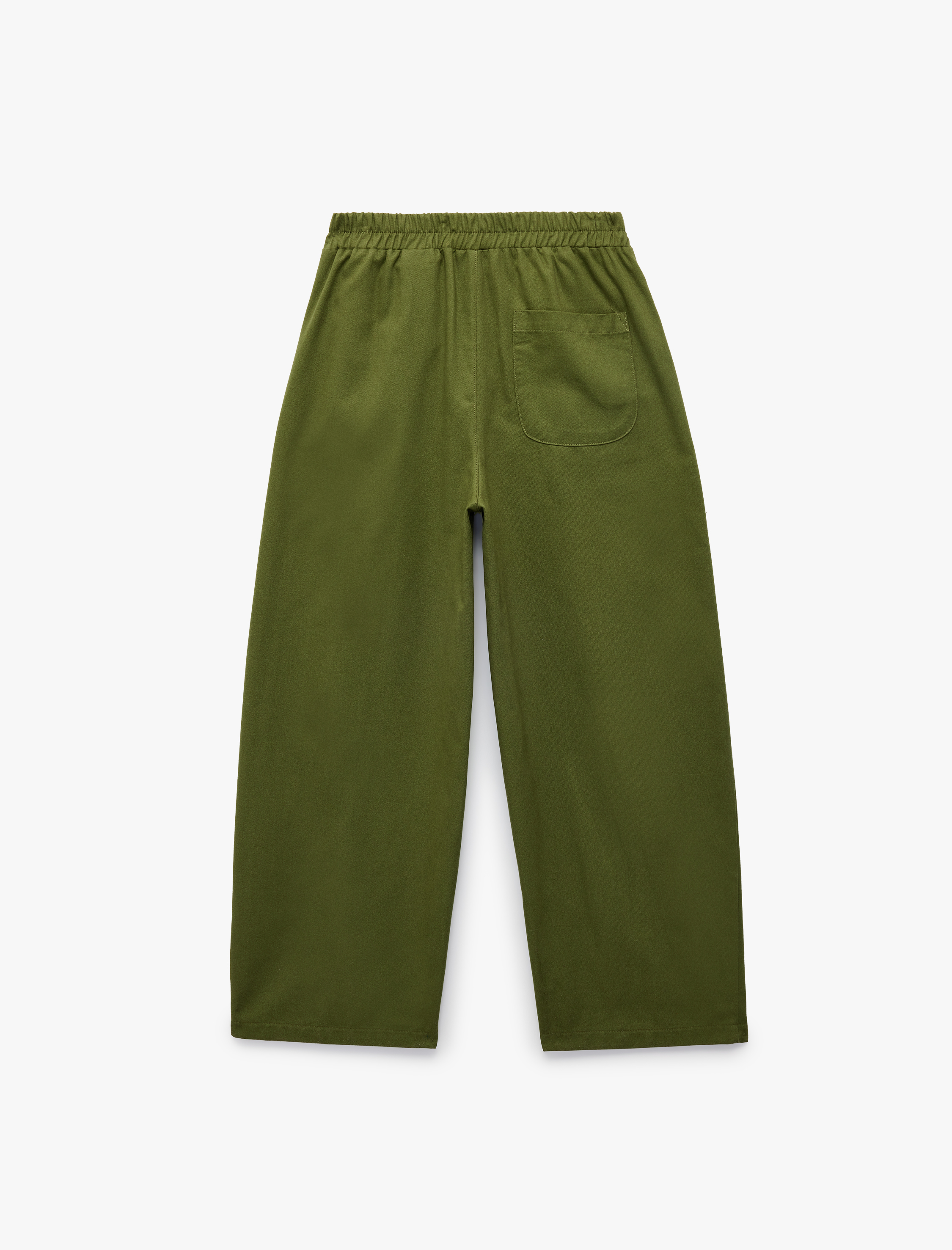  Erkek Çocuk Pamuklu Beli Lastikli Oversize Gabardin Pantolon