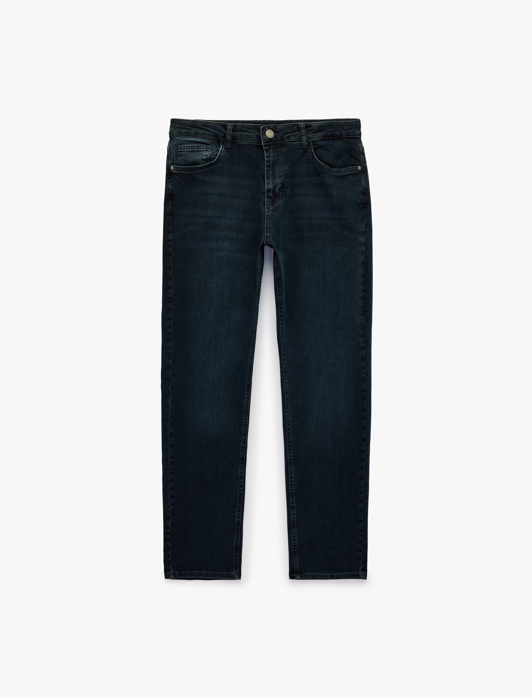   Normal Bel Pamuklu Slim Fit Jean Pantolon - Brad Jean