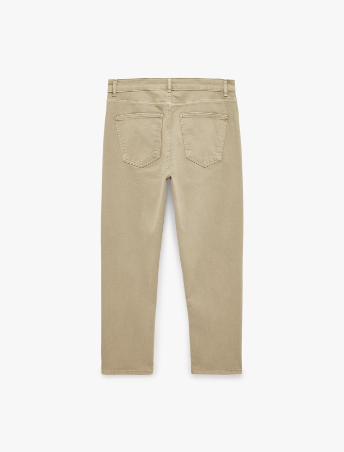  Pamuklu Normal Bel Cepli Tapered Fit Jean Pantolon - Joe Jean