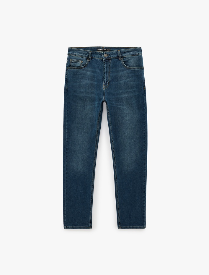  Pamuklu Slim Fit Jean Pantolon - Brad Jean