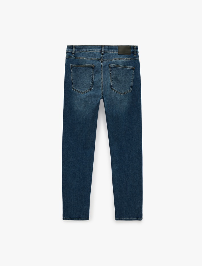  Pamuklu Slim Fit Jean Pantolon - Brad Jean