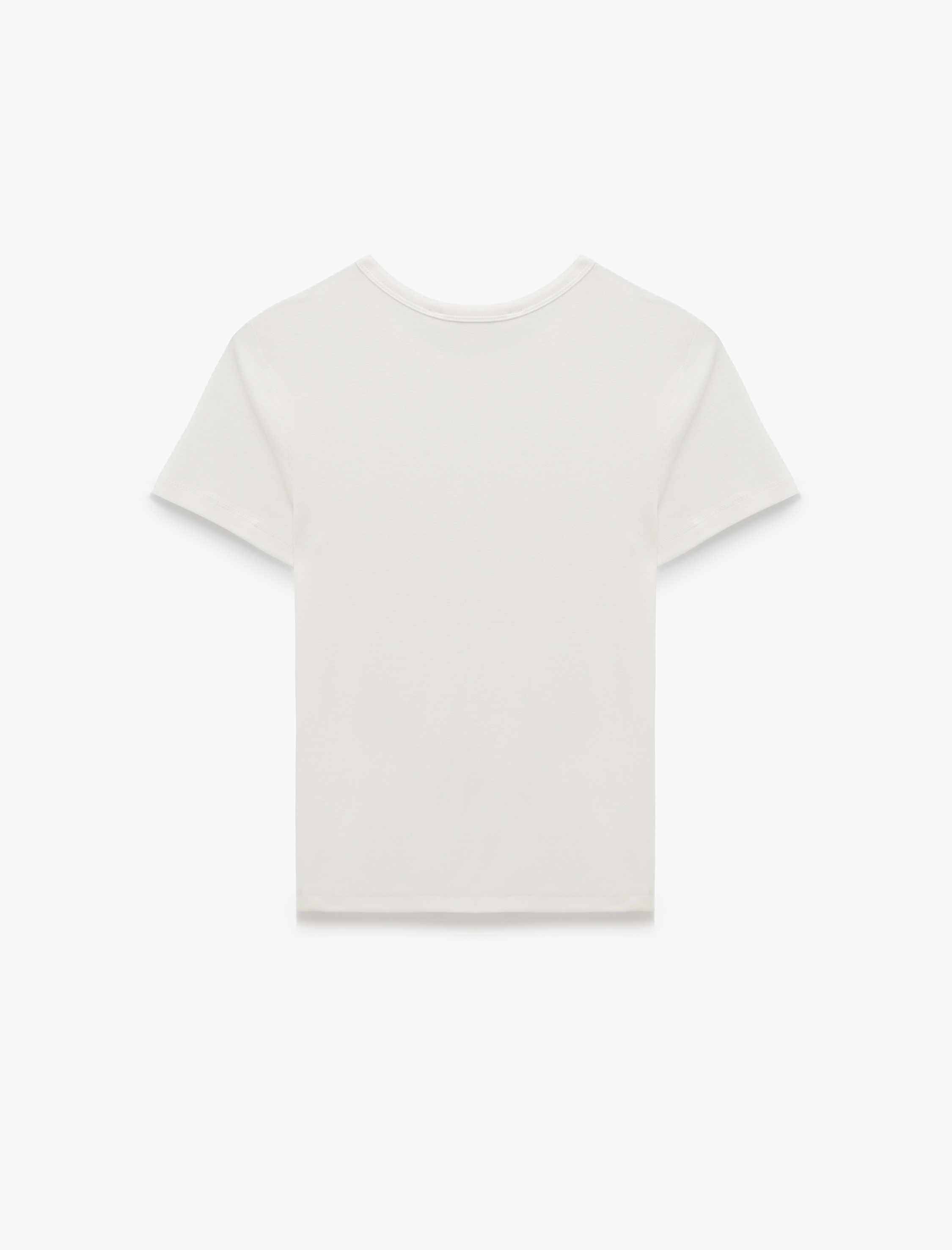   Slim Fit Bisiklet Yaka Kısa Kollu Basic Tişört