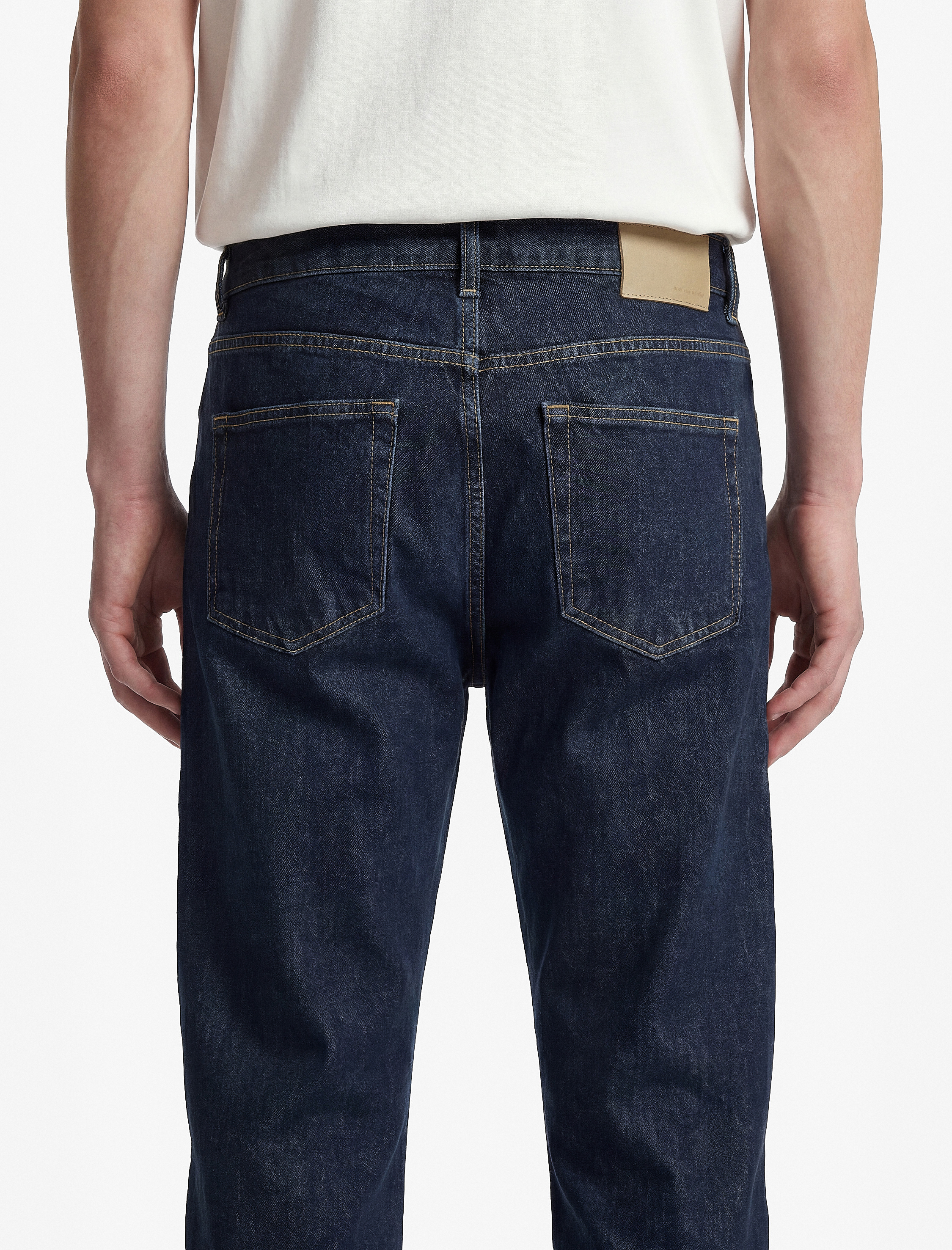   Pamuklu Normal Bel Tapered Fit Jean Pantolon
