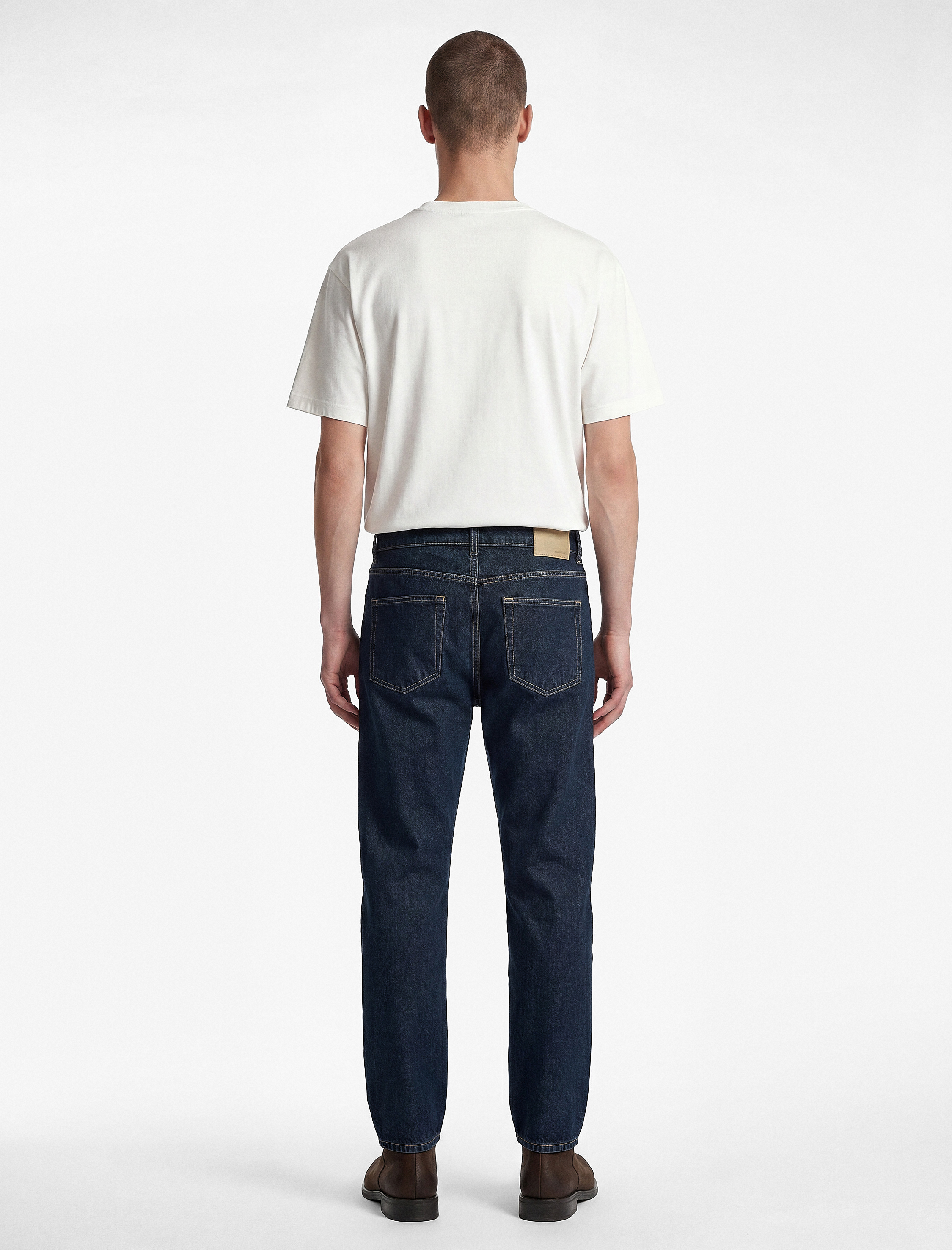   Pamuklu Normal Bel Tapered Fit Jean Pantolon